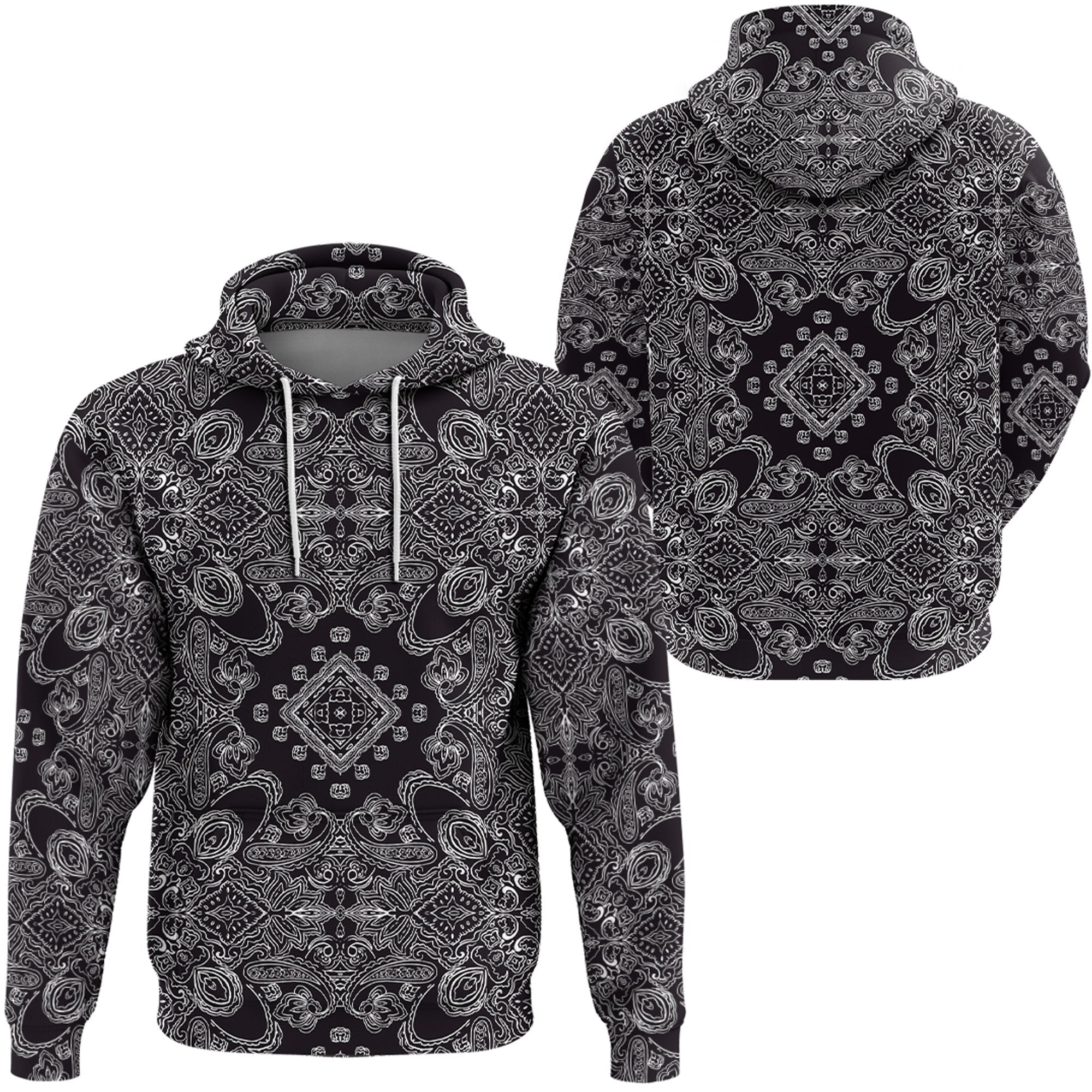 Paisley Bandana Hoodie Pattern Seamless Ver.70 RLT13