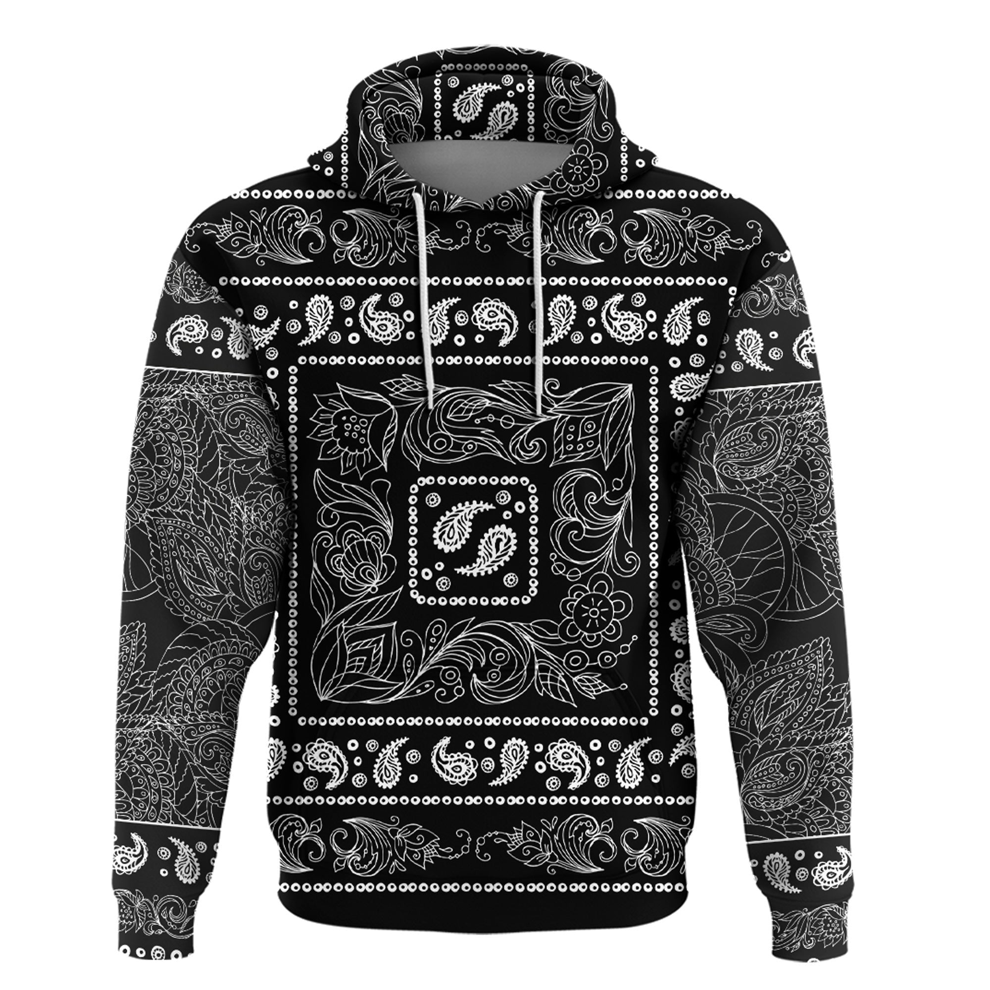 Paisley Bandana Hoodie Pattern Seamless Ver.54 RLT13