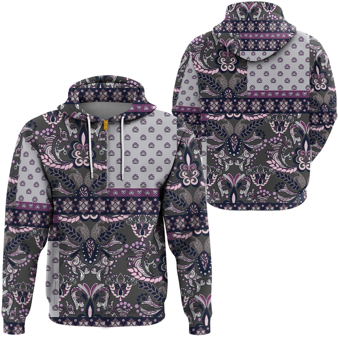 Paisley Bandana Hoodie Pattern Seamless Ver.44 RLT13