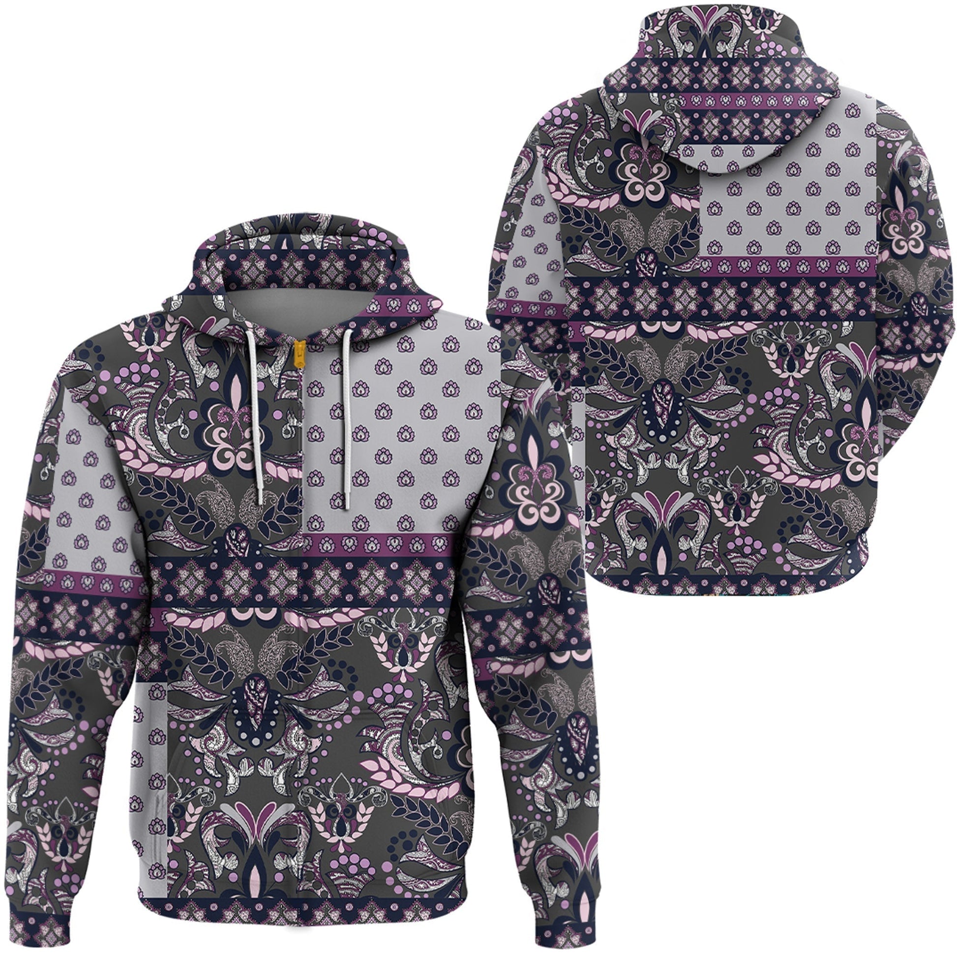 Paisley Bandana Hoodie Pattern Seamless Ver.44 RLT13