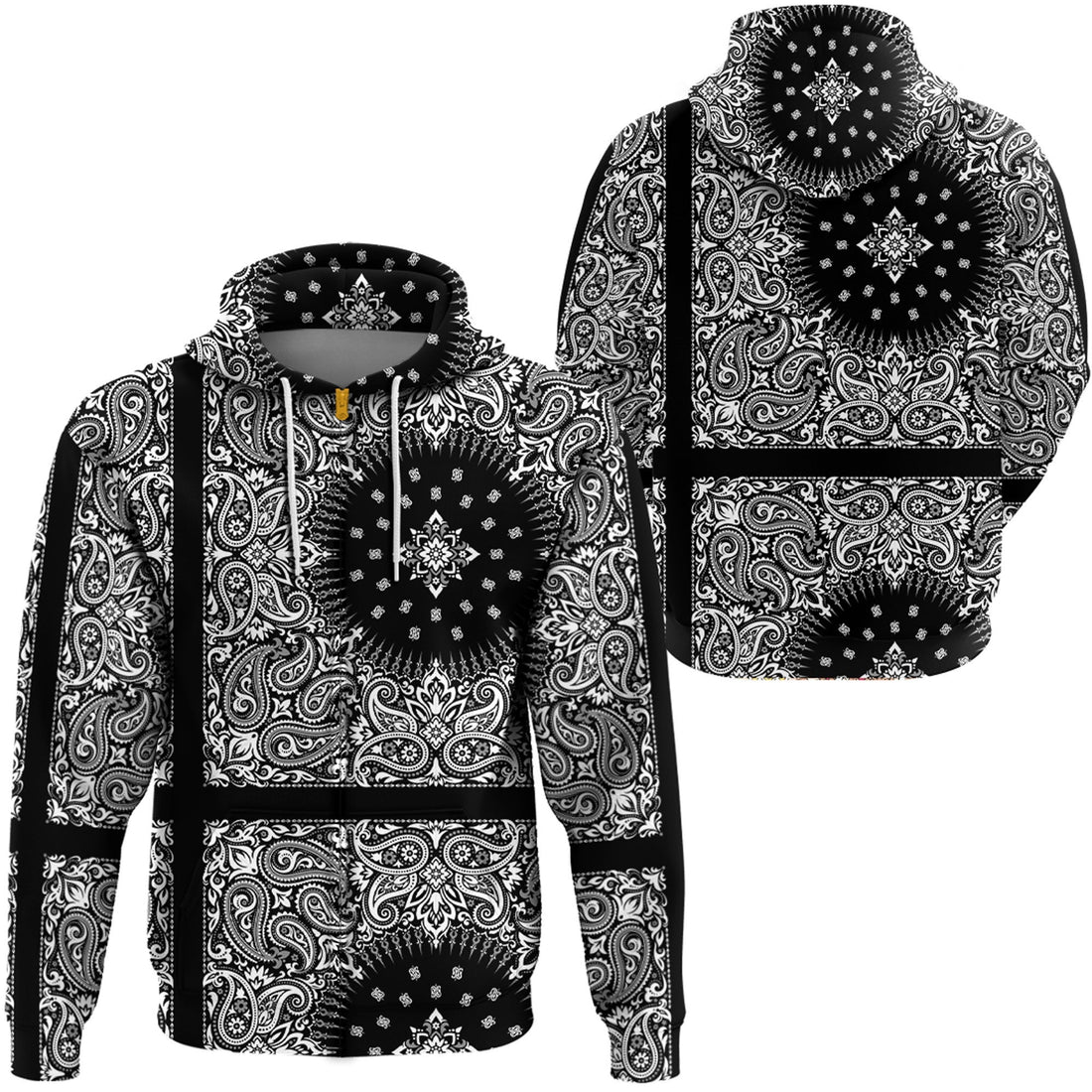 Paisley Bandana Hoodie Pattern Seamless Ver.50 RLT13