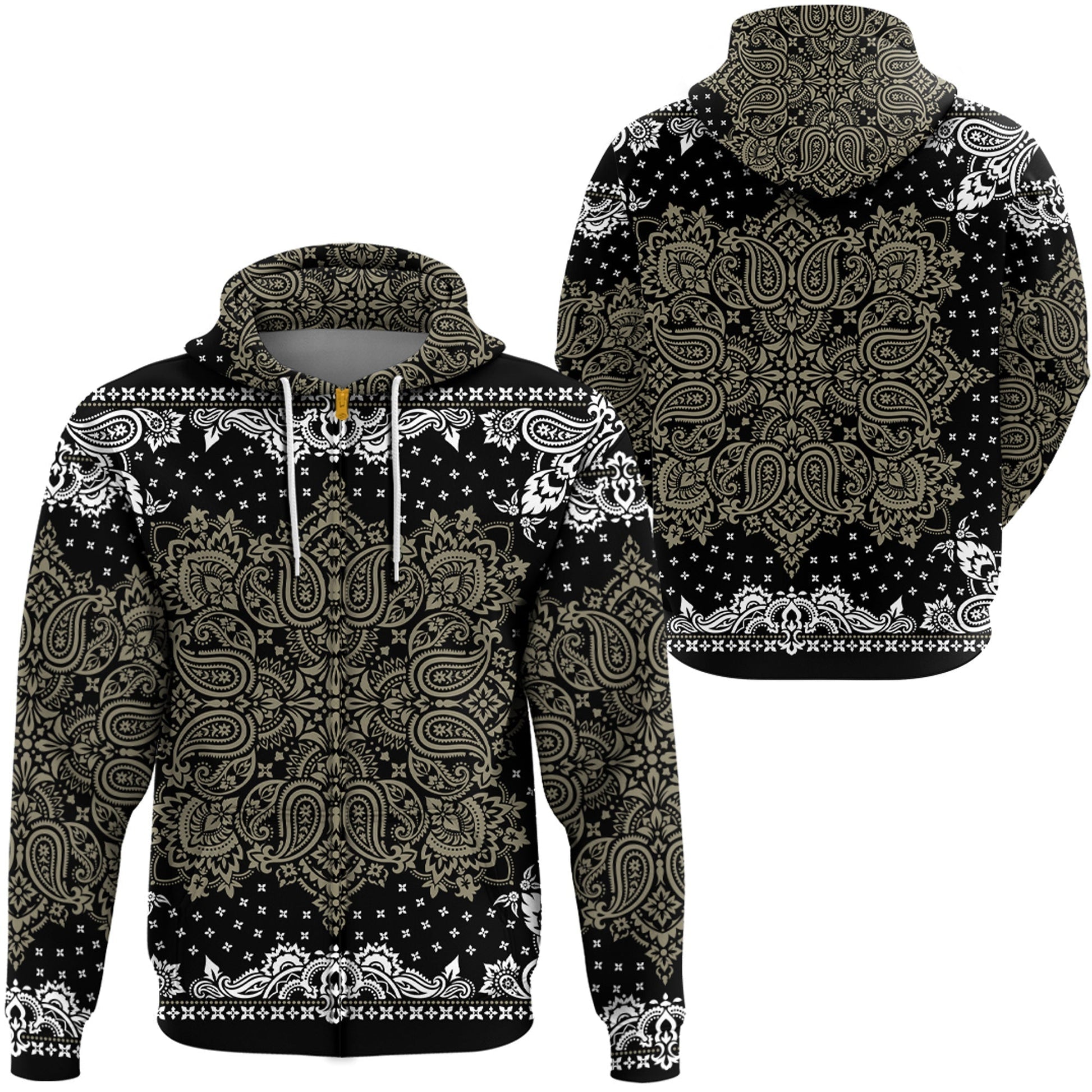 Paisley Bandana Hoodie Pattern Seamless Ver.22 RLT13