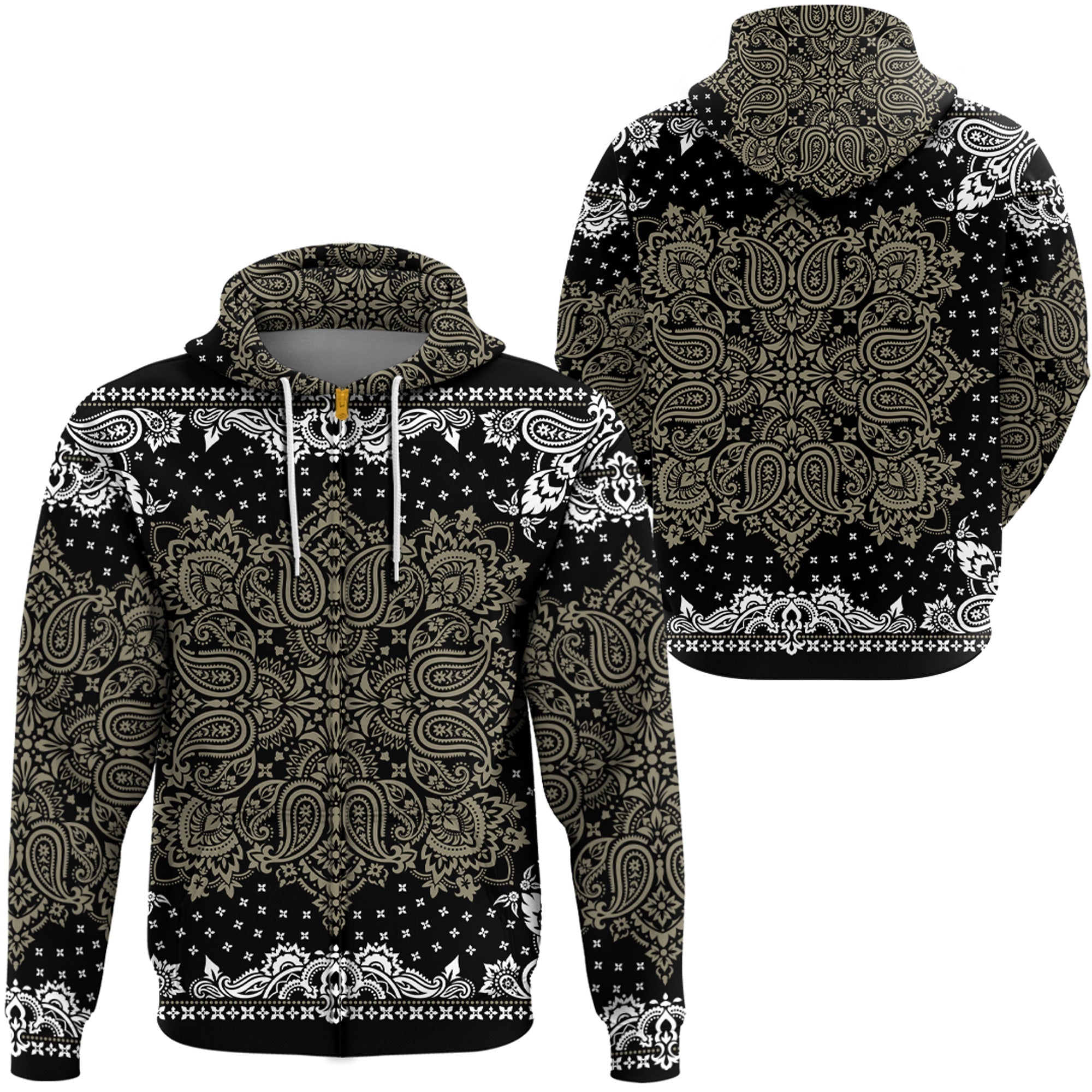 Paisley Bandana Hoodie Pattern Seamless Ver.22 RLT13