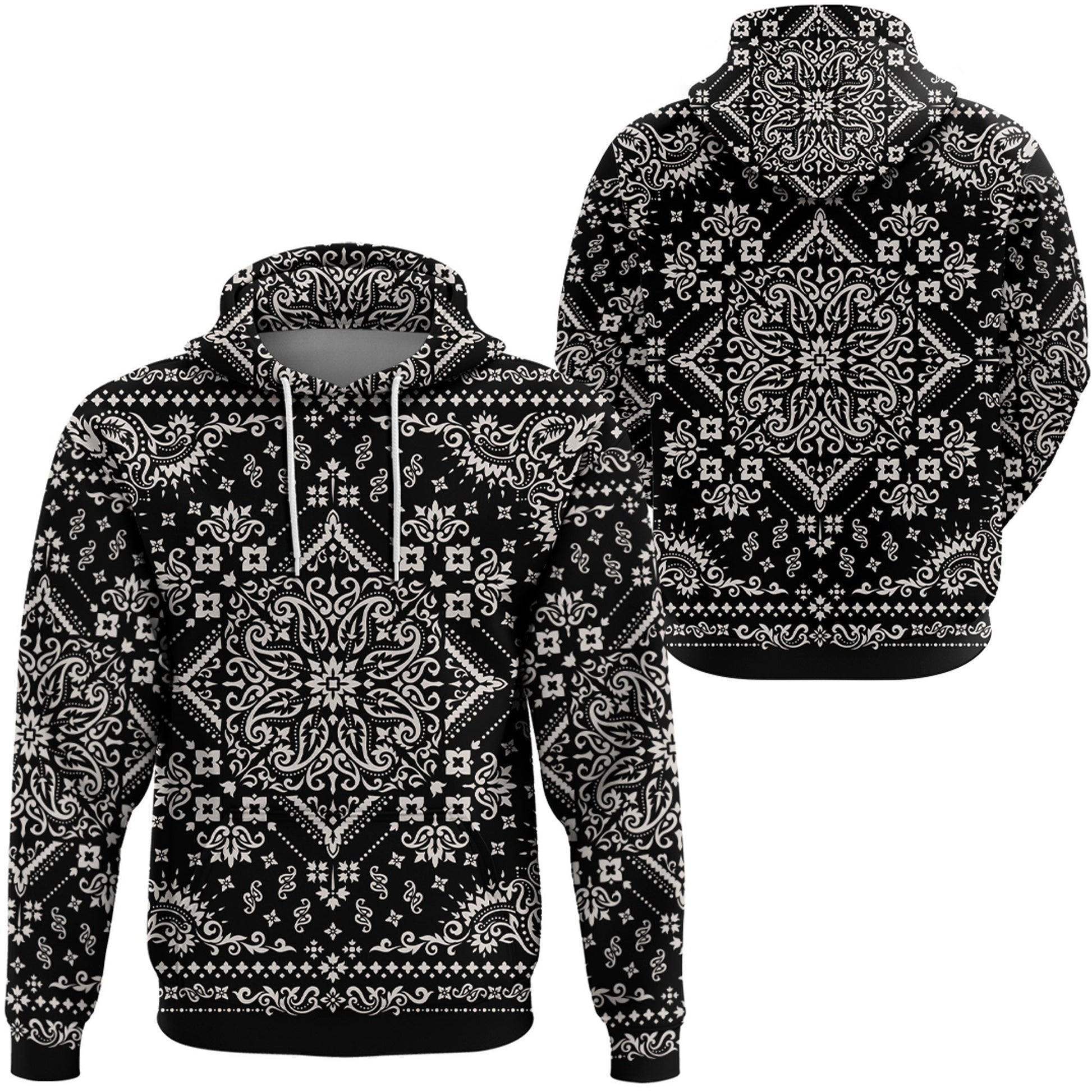 Paisley Bandana Hoodie Pattern Seamless Ver.41 RLT13