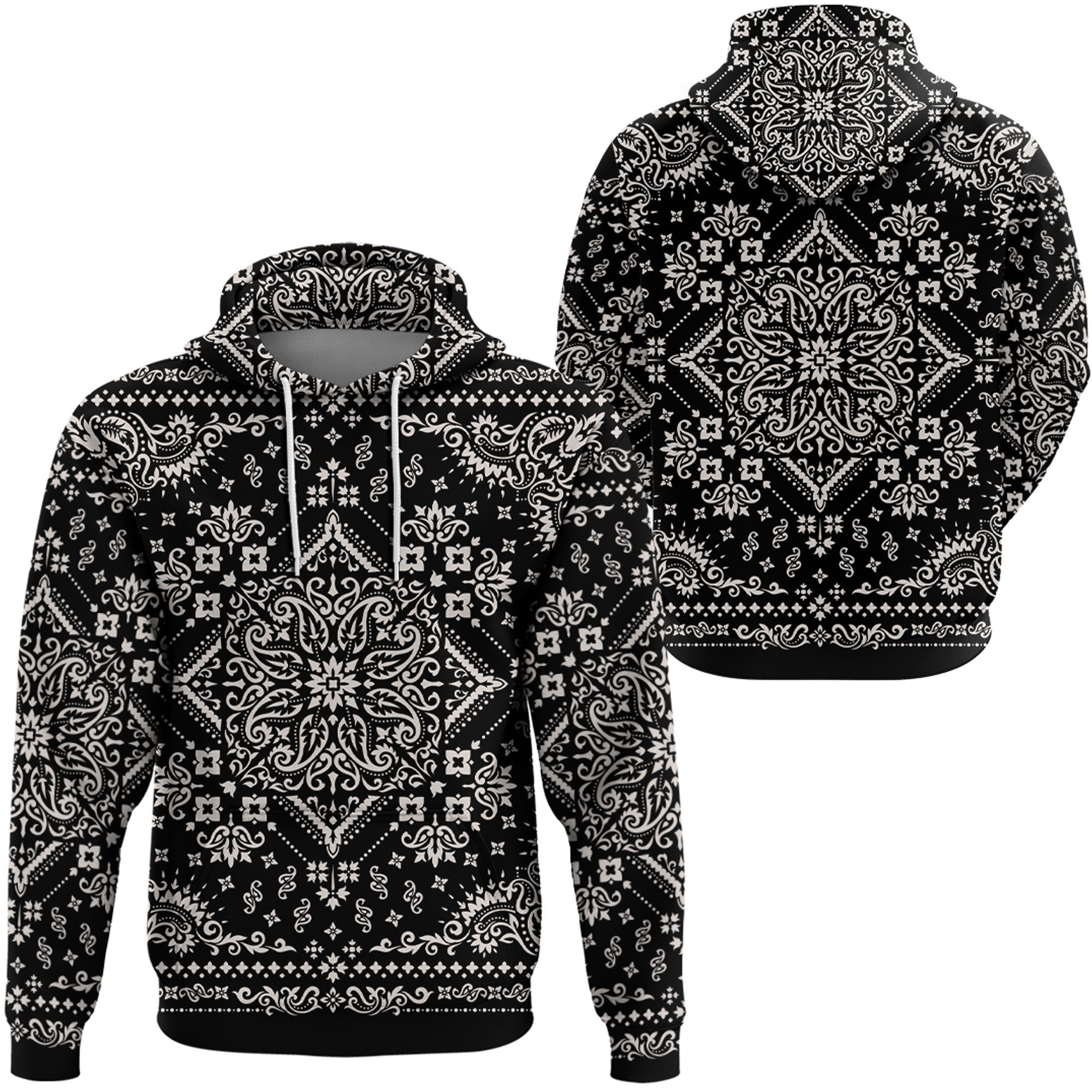 Paisley Bandana Hoodie Pattern Seamless Ver.41 RLT13