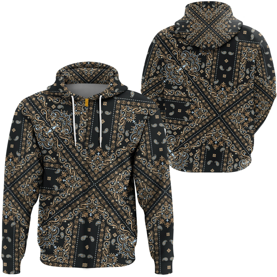 Paisley Bandana Hoodie Pattern Seamless Ver.46 RLT13