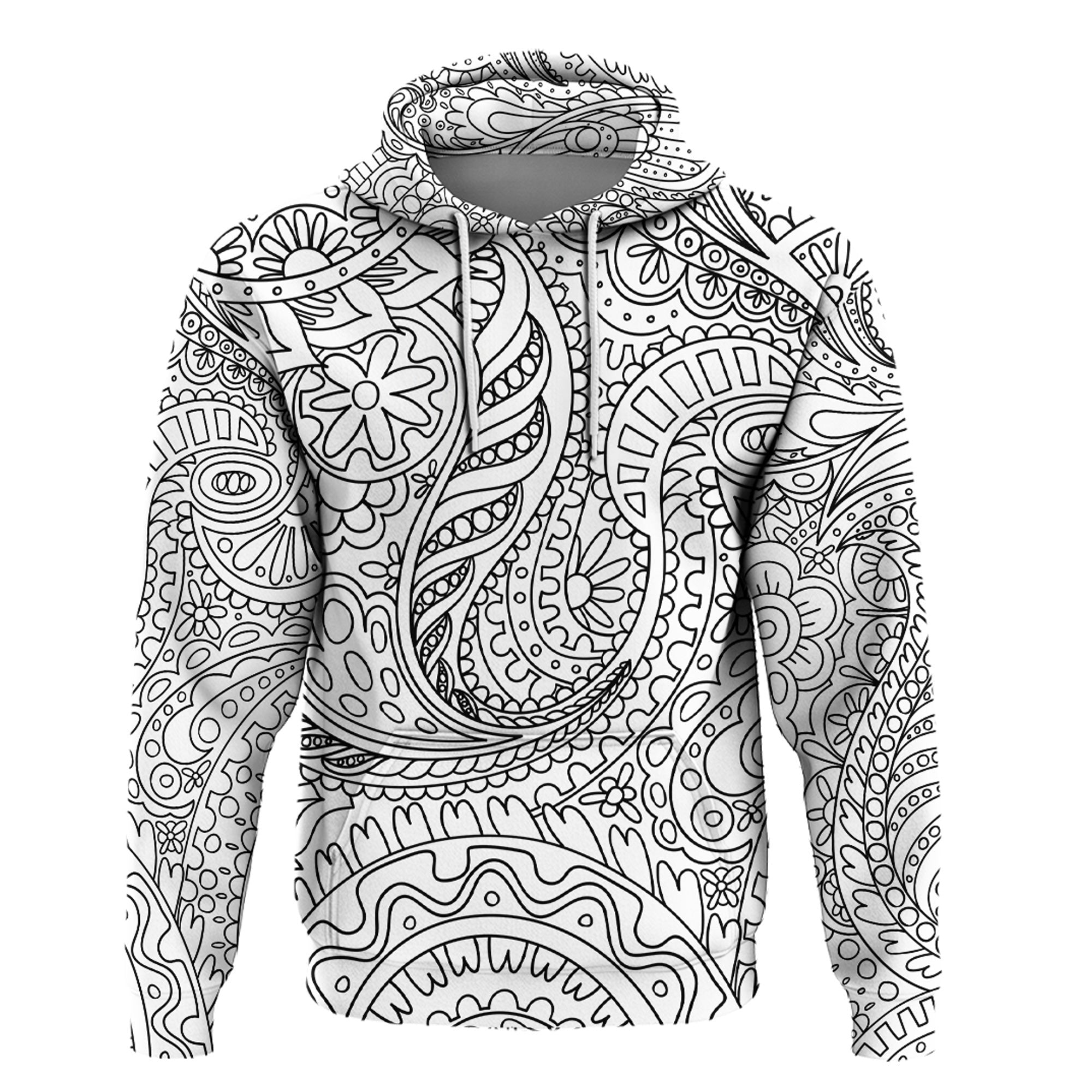 Paisley Bandana Hoodie Pattern Seamless Ver.38 RLT13