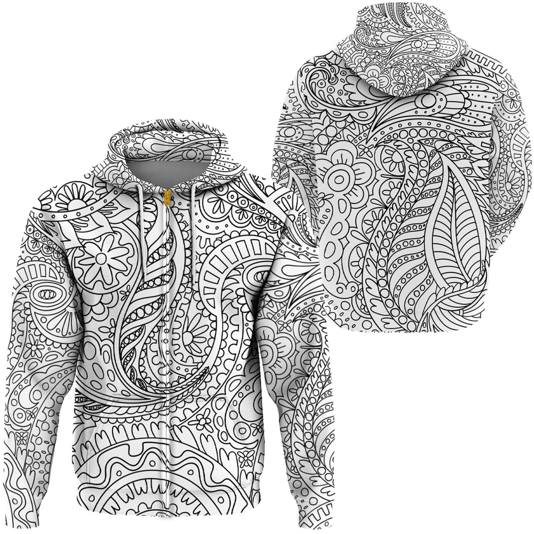 Paisley Bandana Hoodie Pattern Seamless Ver.38 RLT13