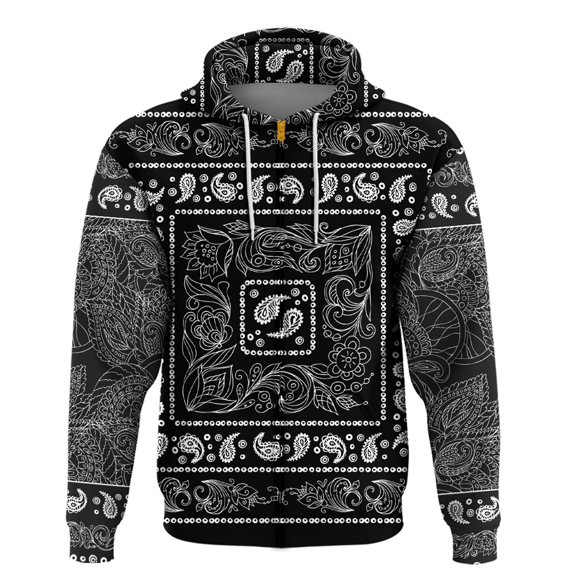 Paisley Bandana Hoodie Pattern Seamless Ver.54 RLT13
