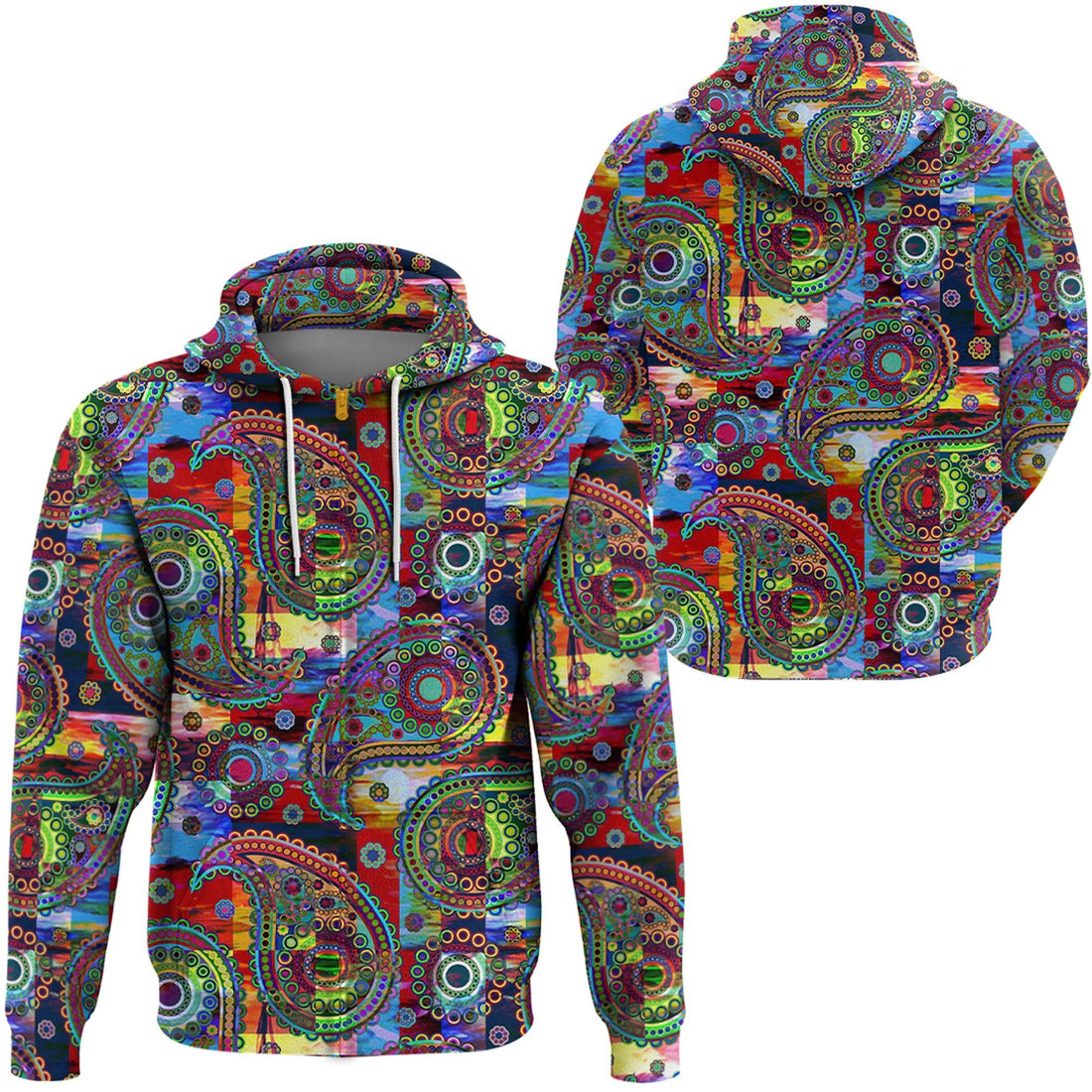 Paisley Bandana Hoodie Pattern Seamless Ver.31 RLT13