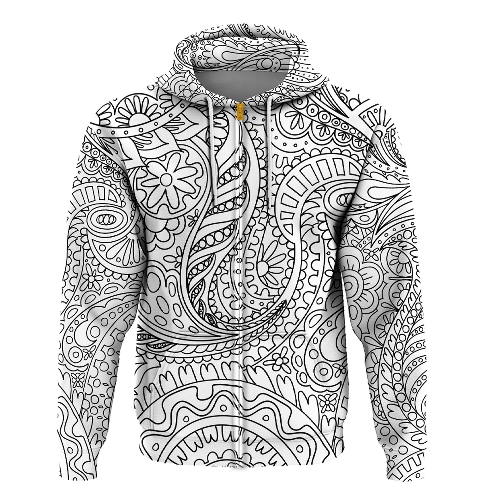 Paisley Bandana Hoodie Pattern Seamless Ver.38 RLT13