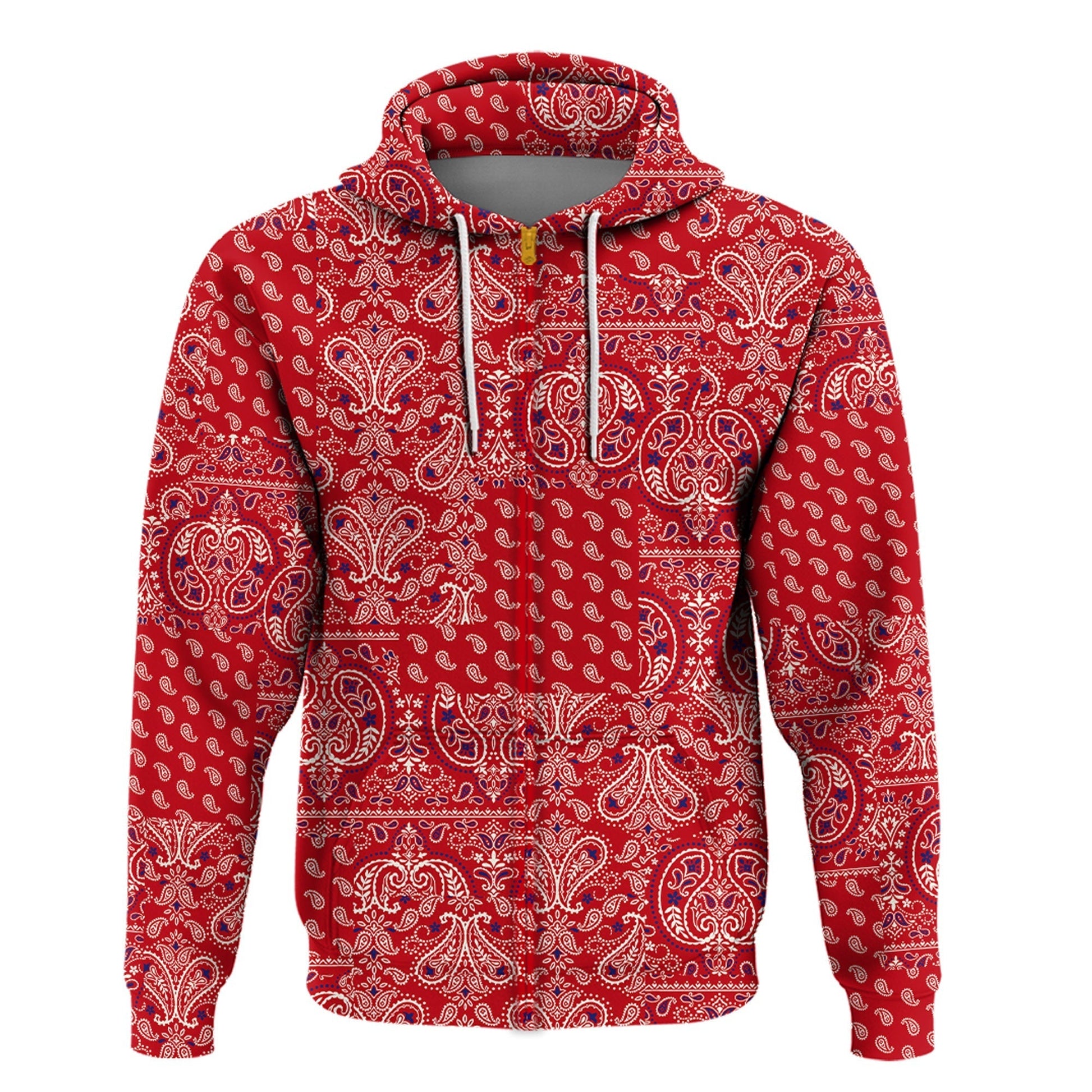 Paisley Bandana Hoodie Pattern Seamless Ver.55 RLT13