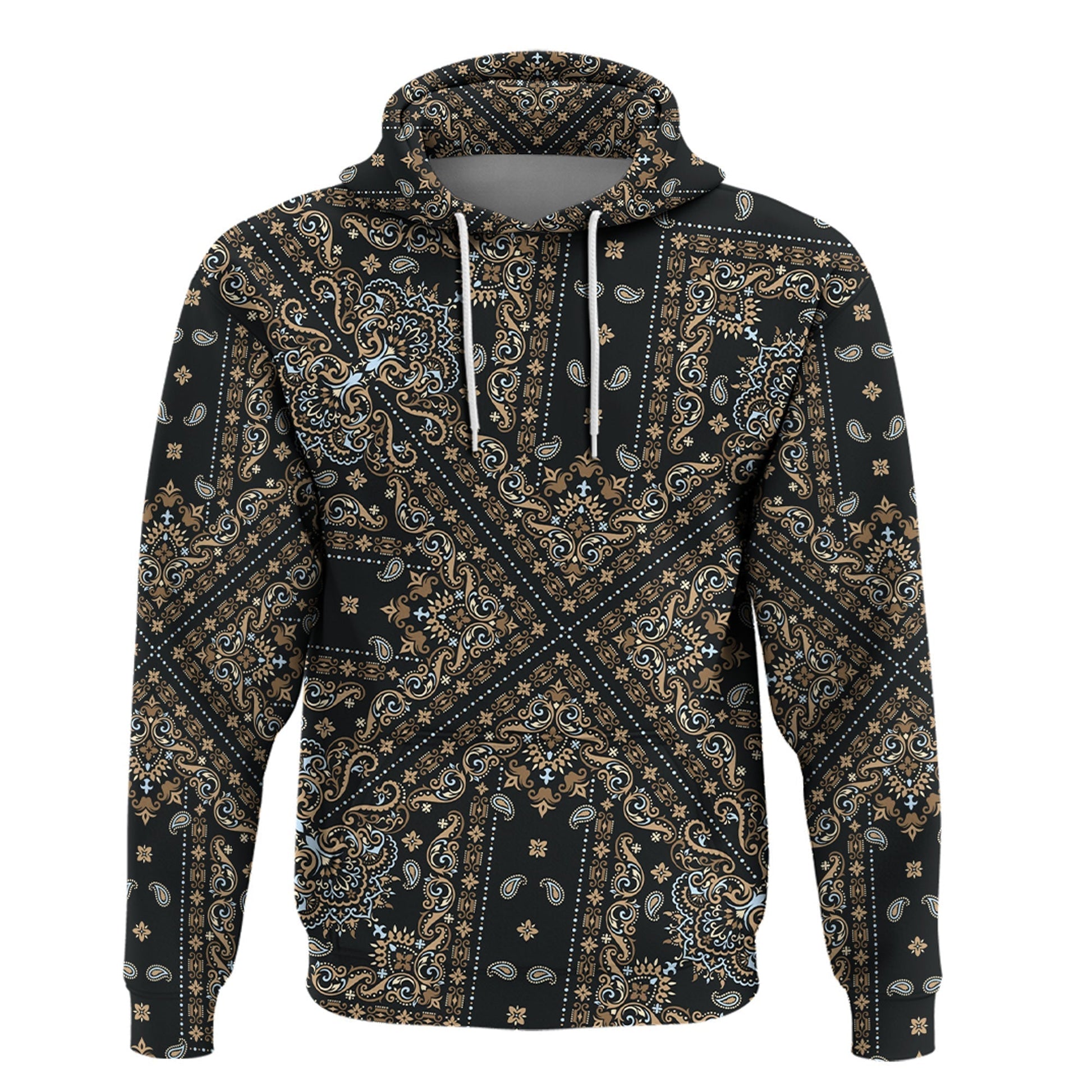 Paisley Bandana Hoodie Pattern Seamless Ver.46 RLT13