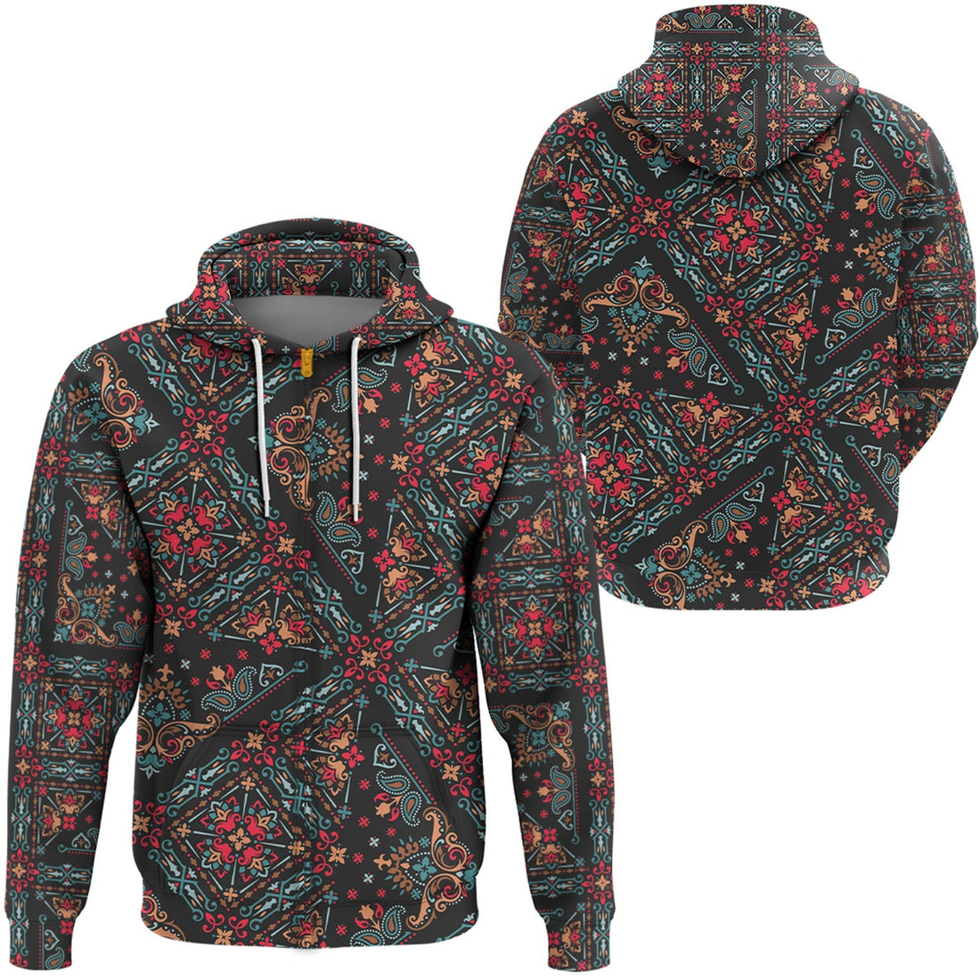 Paisley Bandana Hoodie Pattern Seamless Ver.21 RLT13