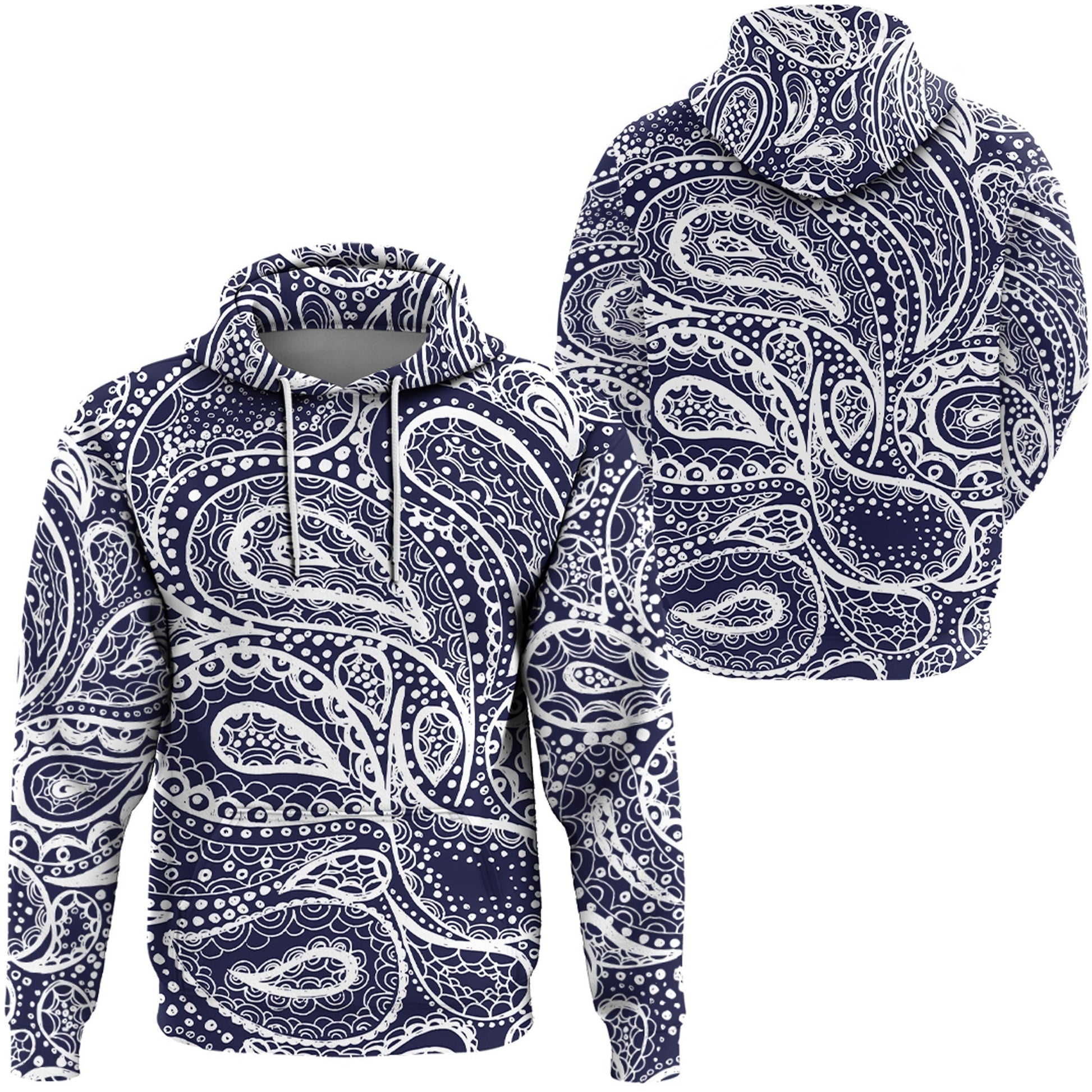 Paisley Bandana Hoodie Pattern Seamless Ver.40 RLT13