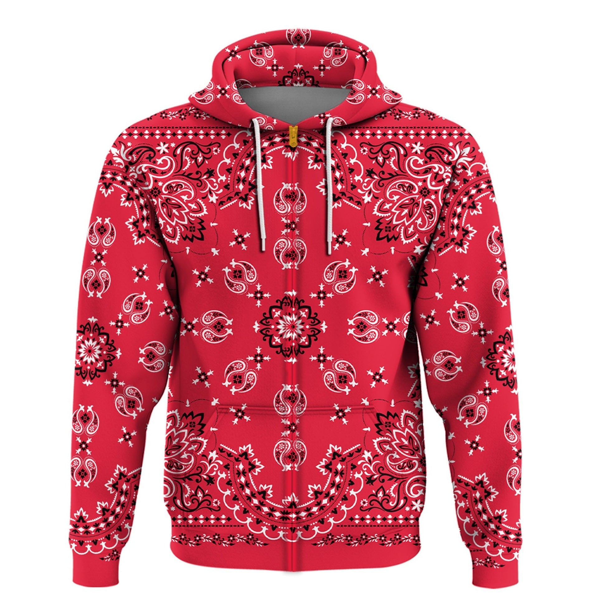 Paisley Bandana Hoodie Pattern Seamless Ver.27 RLT13