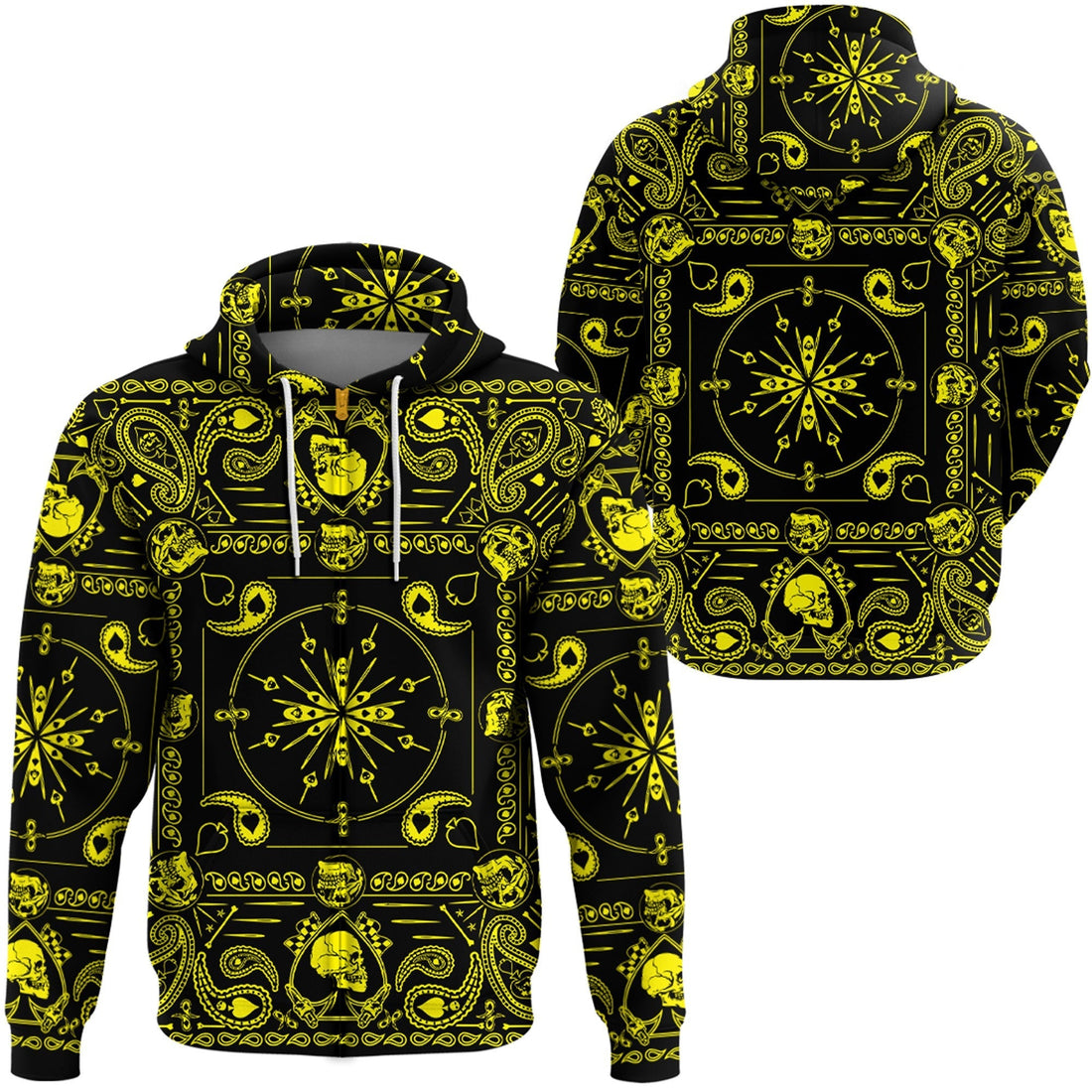 Paisley Bandana Hoodie Pattern Seamless Ver.47 RLT13