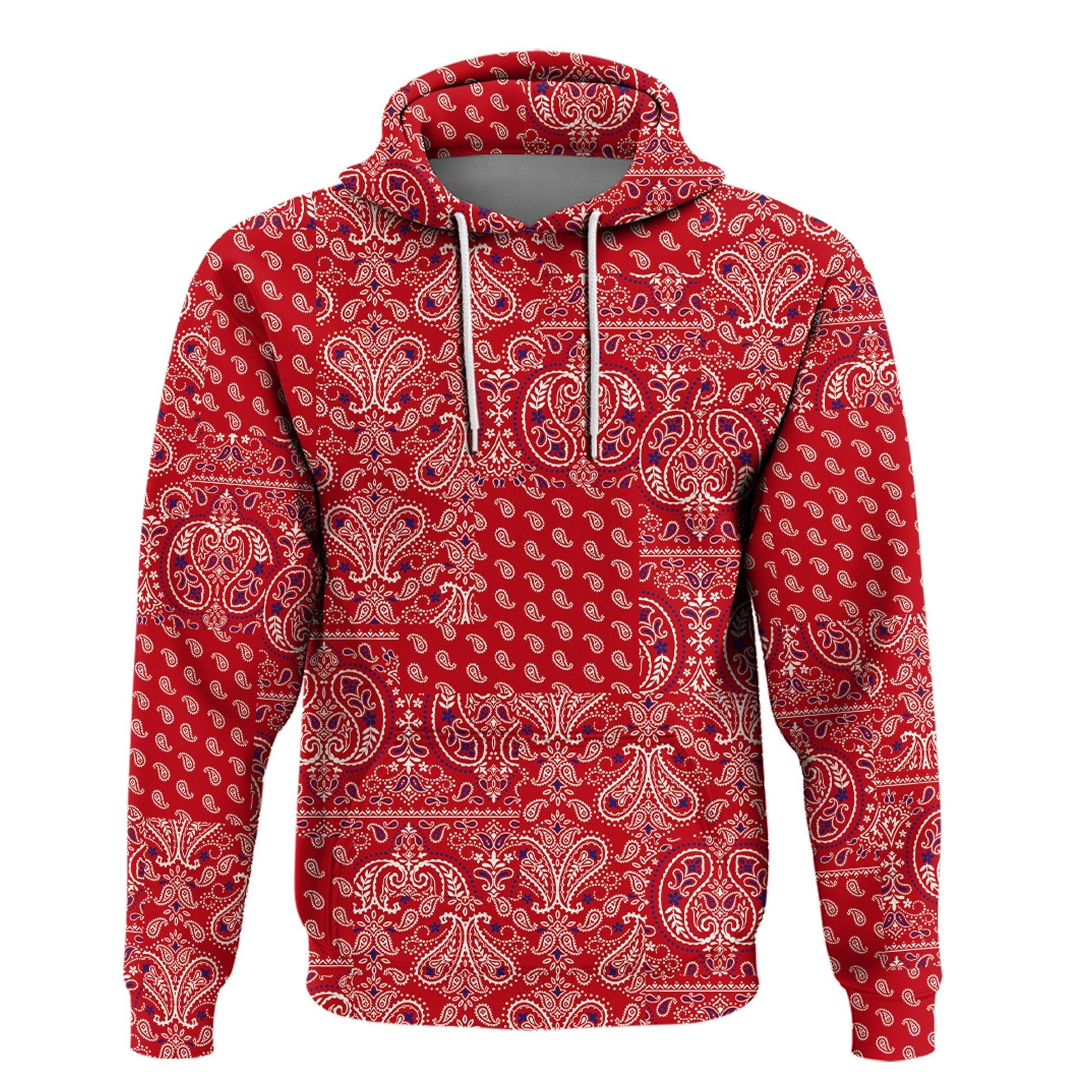 Paisley Bandana Hoodie Pattern Seamless Ver.55 RLT13