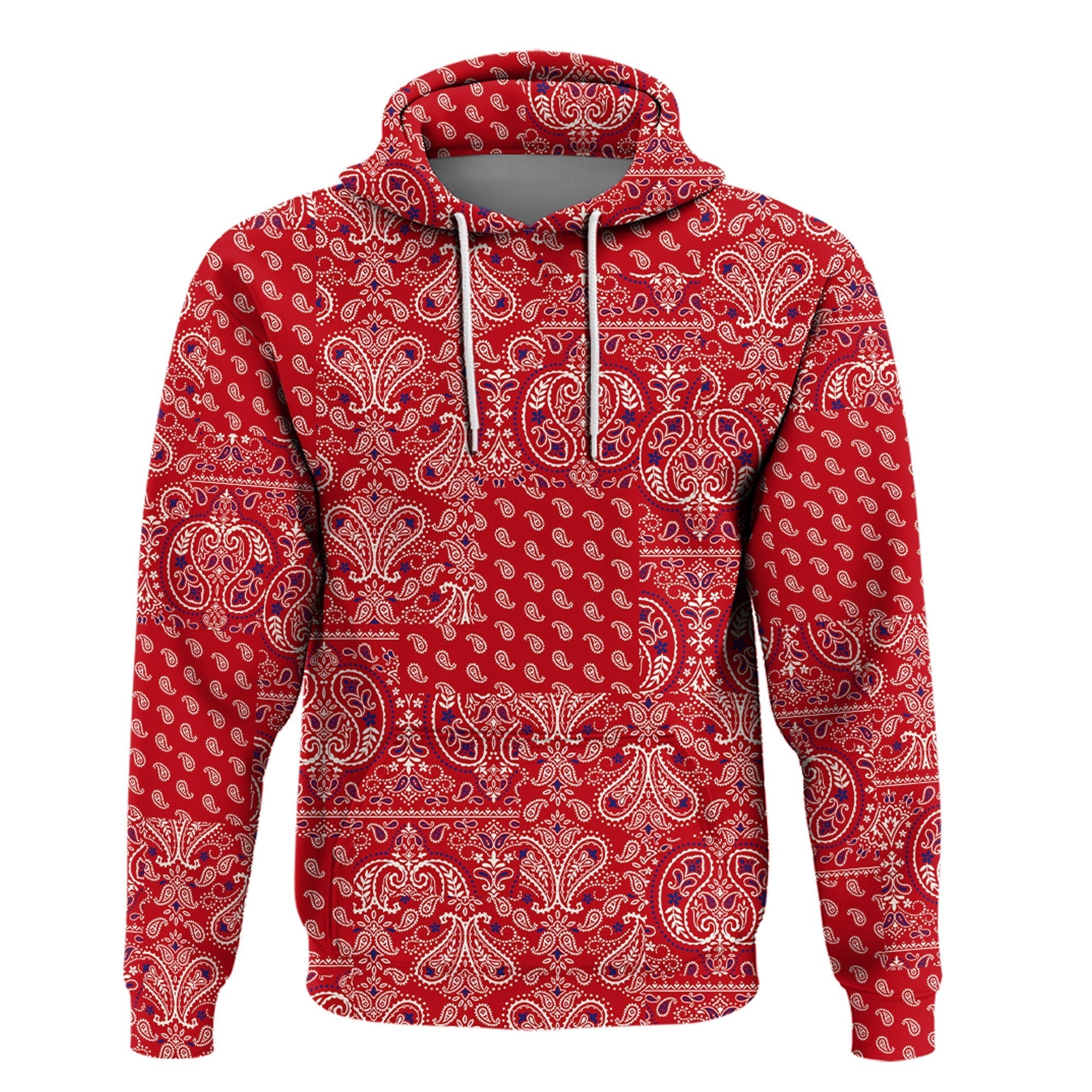Paisley Bandana Hoodie Pattern Seamless Ver.55 RLT13