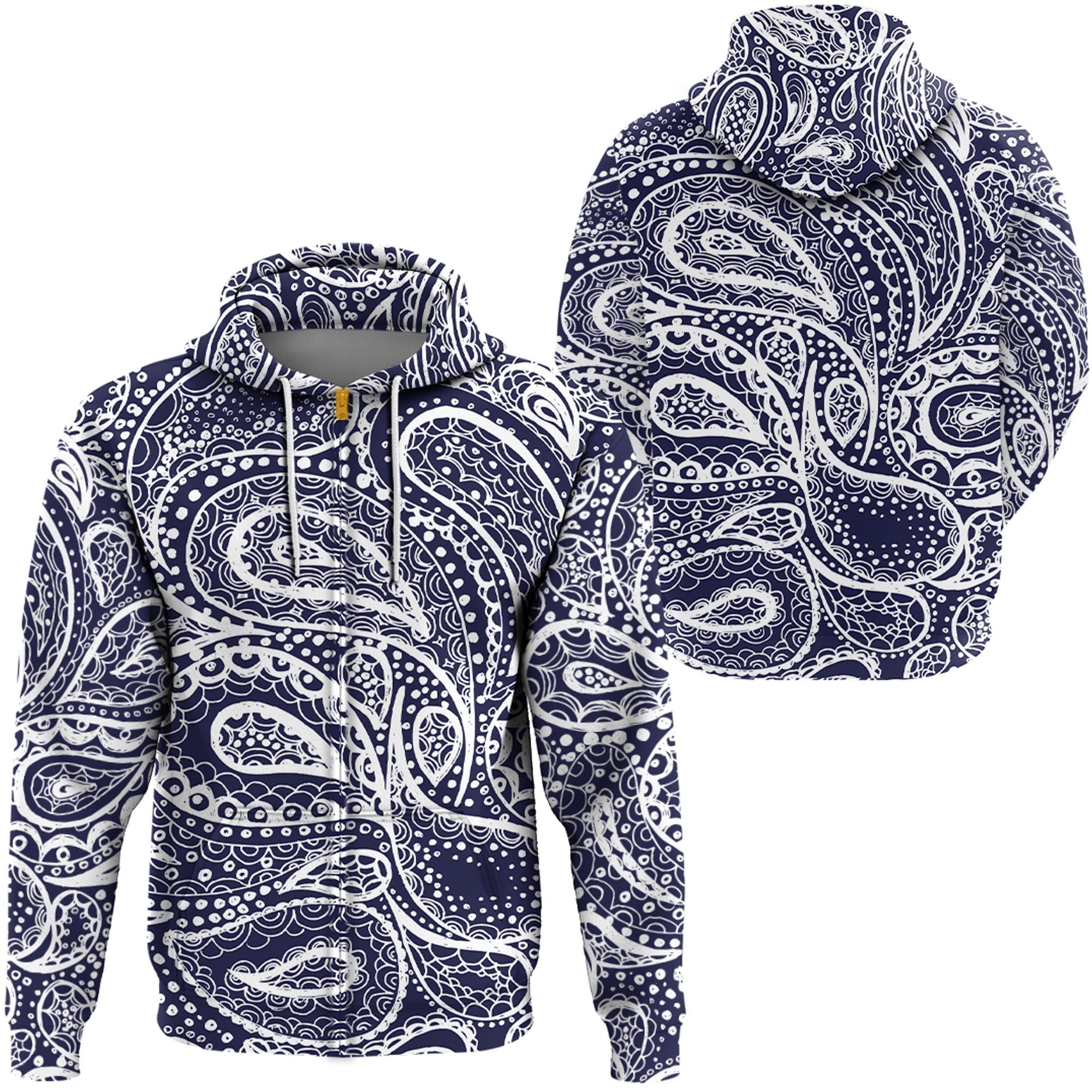 Paisley Bandana Hoodie Pattern Seamless Ver.40 RLT13