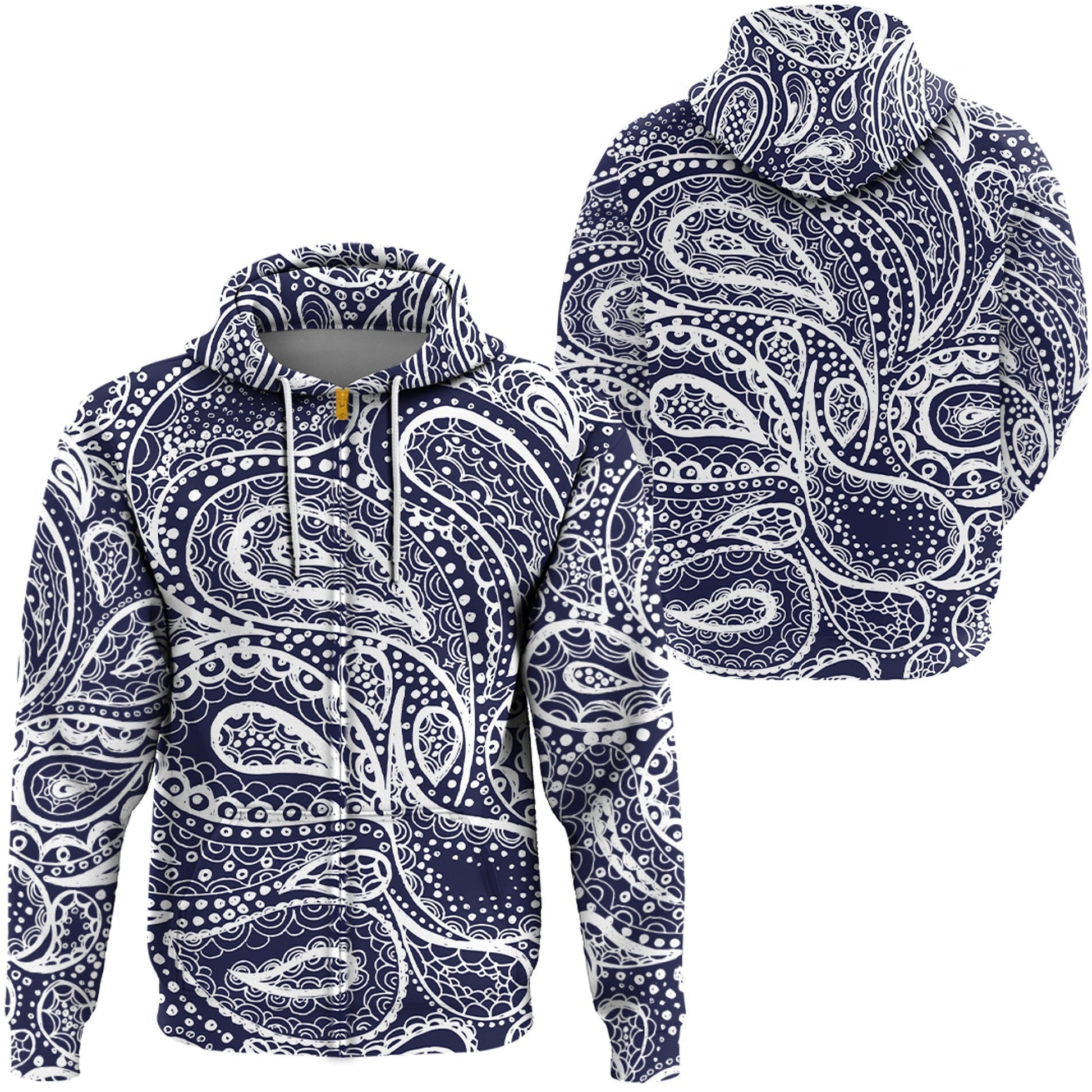 Paisley Bandana Hoodie Pattern Seamless Ver.40 RLT13