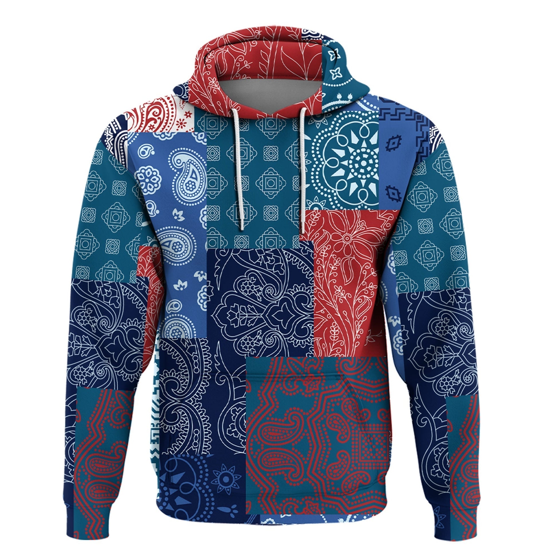 Paisley Bandana Hoodie Pattern Seamless Ver.63 RLT13