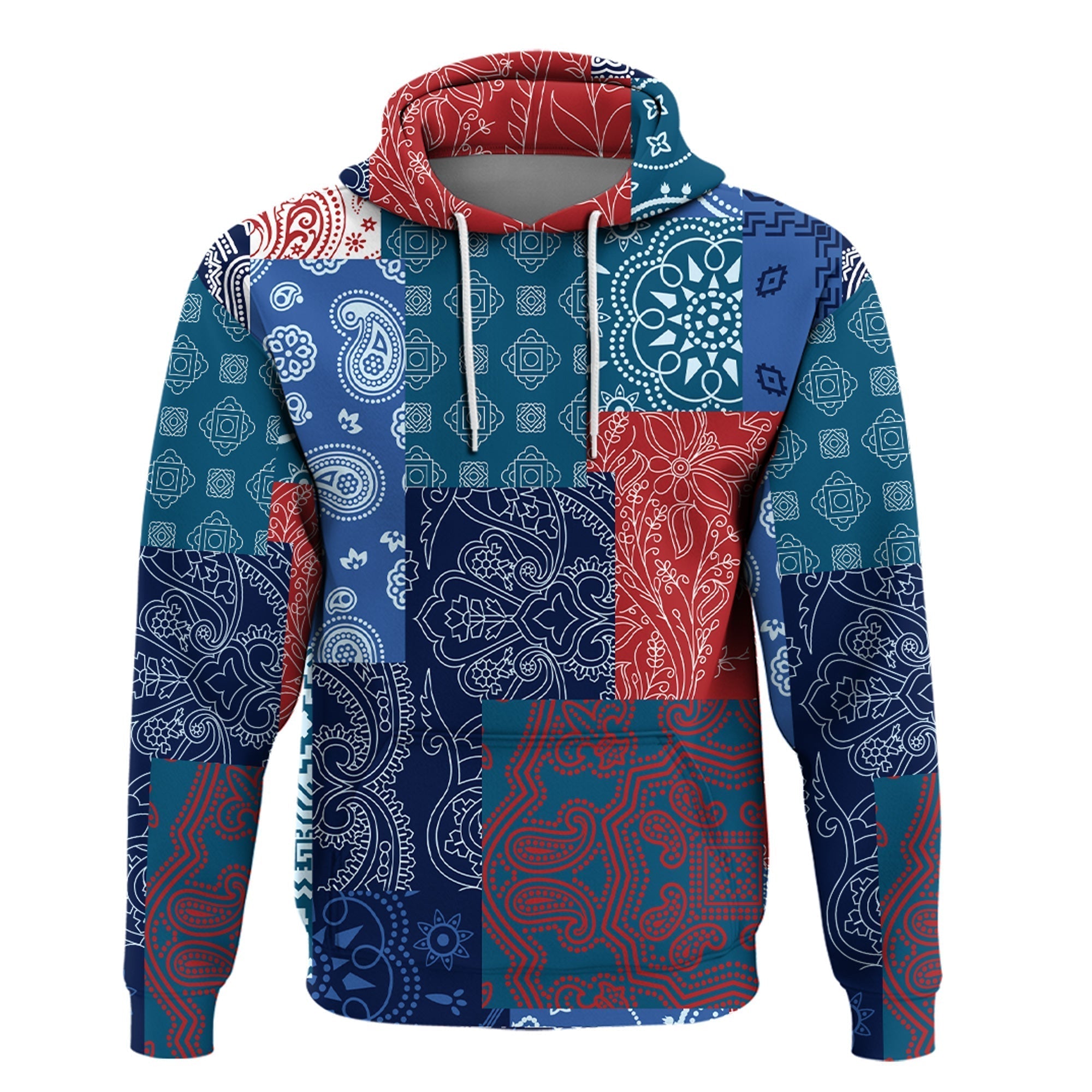 Paisley Bandana Hoodie Pattern Seamless Ver.63 RLT13