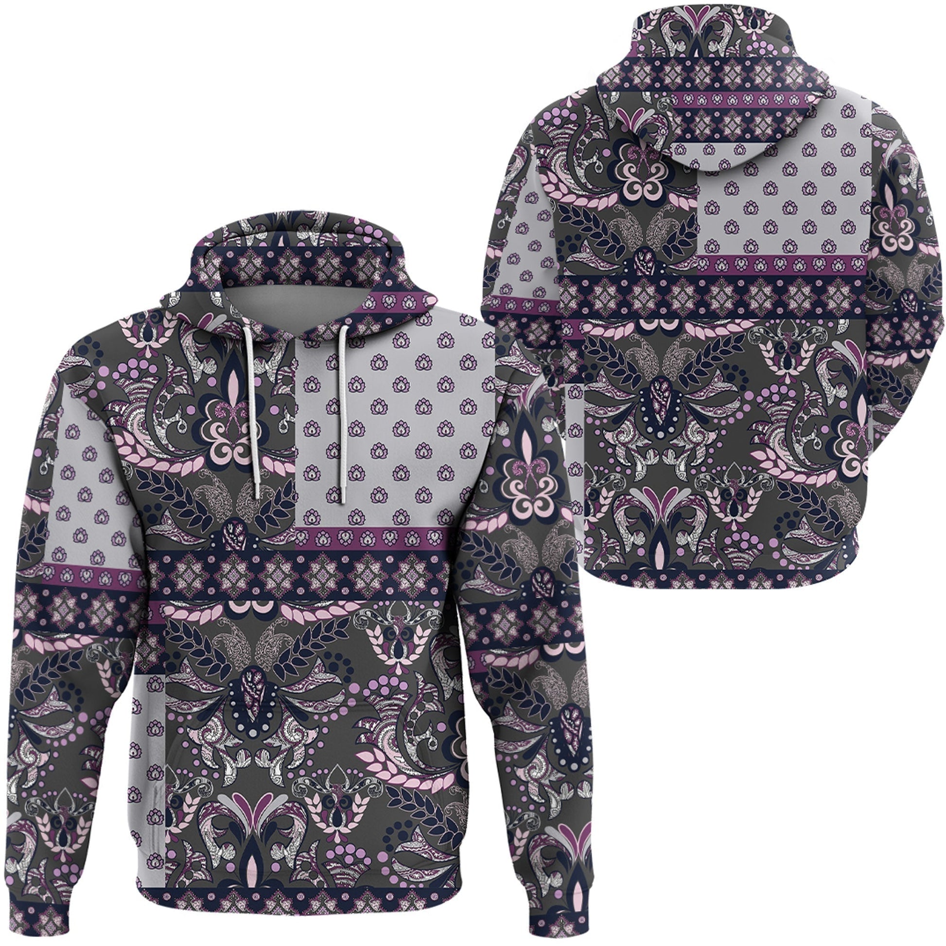 Paisley Bandana Hoodie Pattern Seamless Ver.44 RLT13