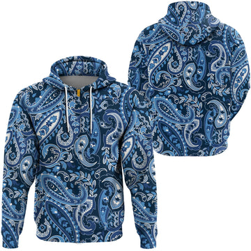 Paisley Bandana Hoodie Pattern Seamless Ver.42 RLT13