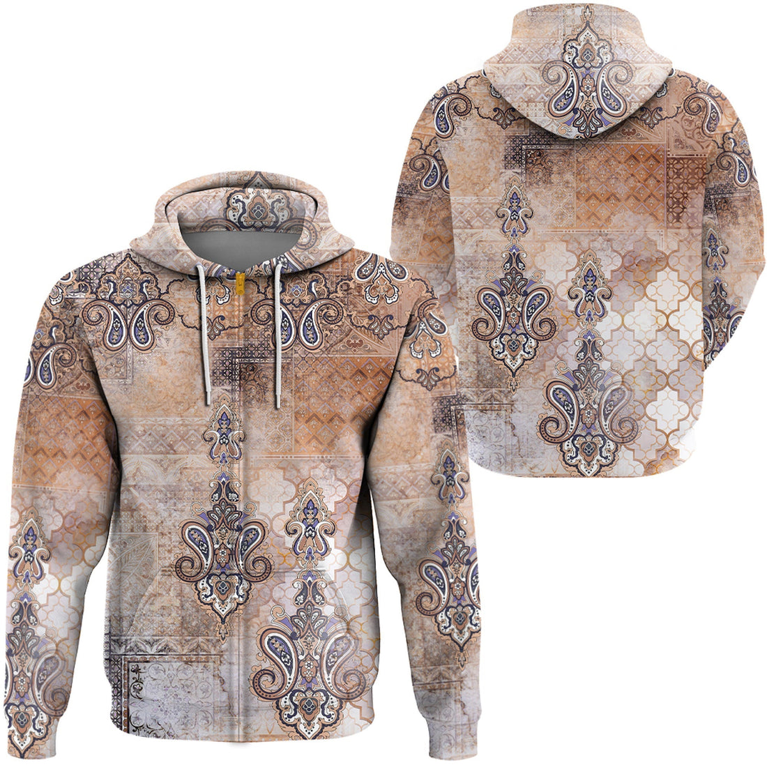 Paisley Bandana Hoodie Pattern Seamless Ver.29 RLT13