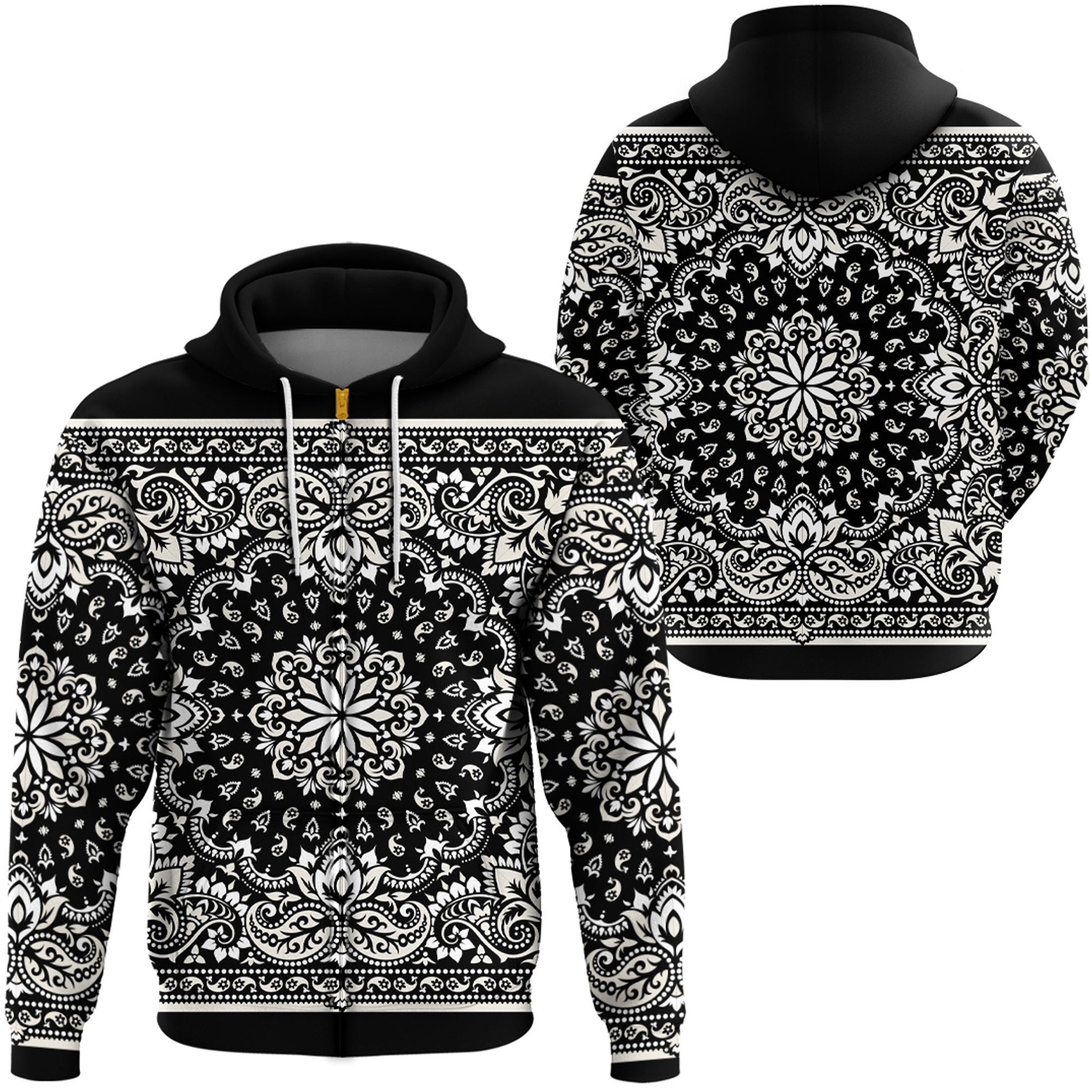 Paisley Bandana Hoodie Pattern Seamless Ver.62 RLT13