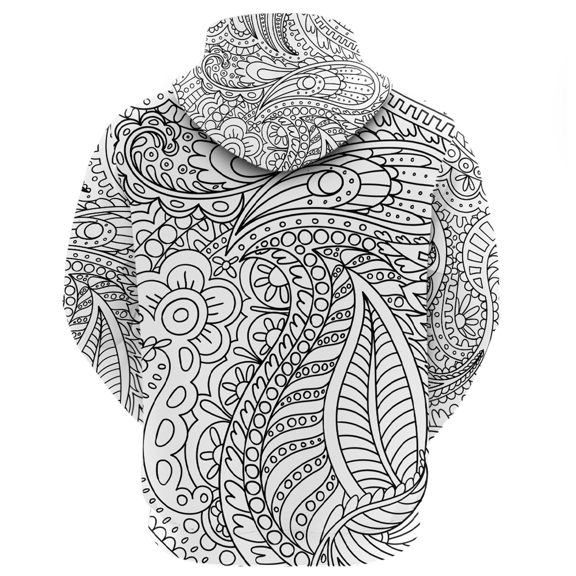 Paisley Bandana Hoodie Pattern Seamless Ver.38 RLT13