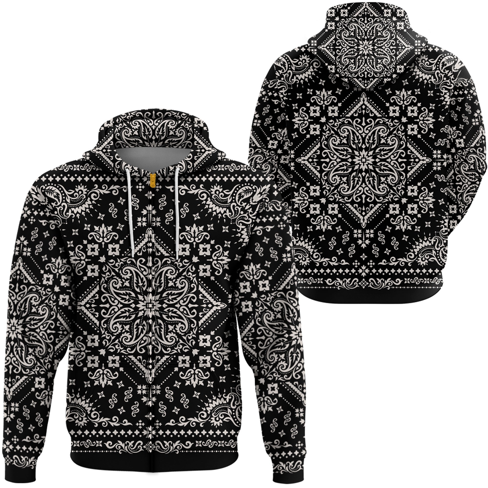 Paisley Bandana Hoodie Pattern Seamless Ver.41 RLT13