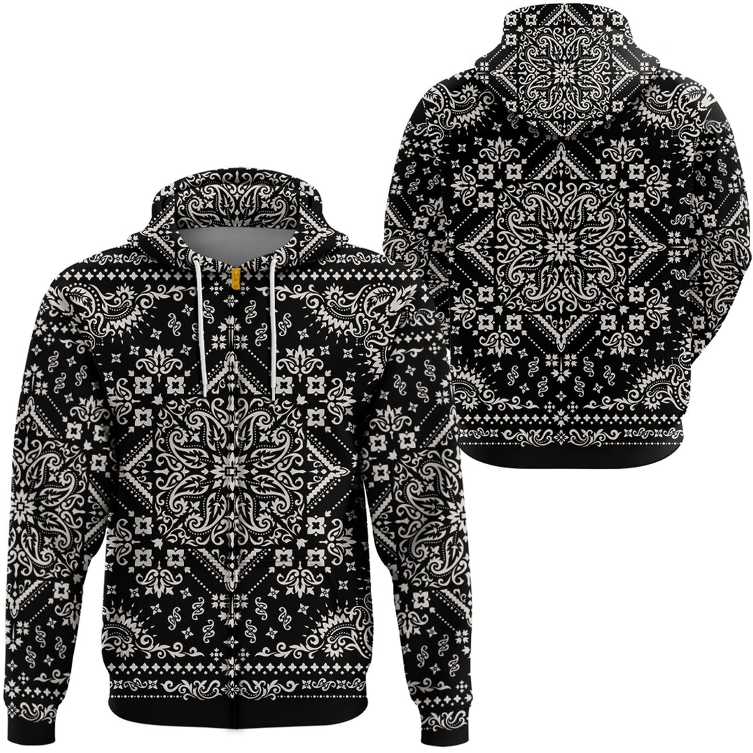 Paisley Bandana Hoodie Pattern Seamless Ver.41 RLT13