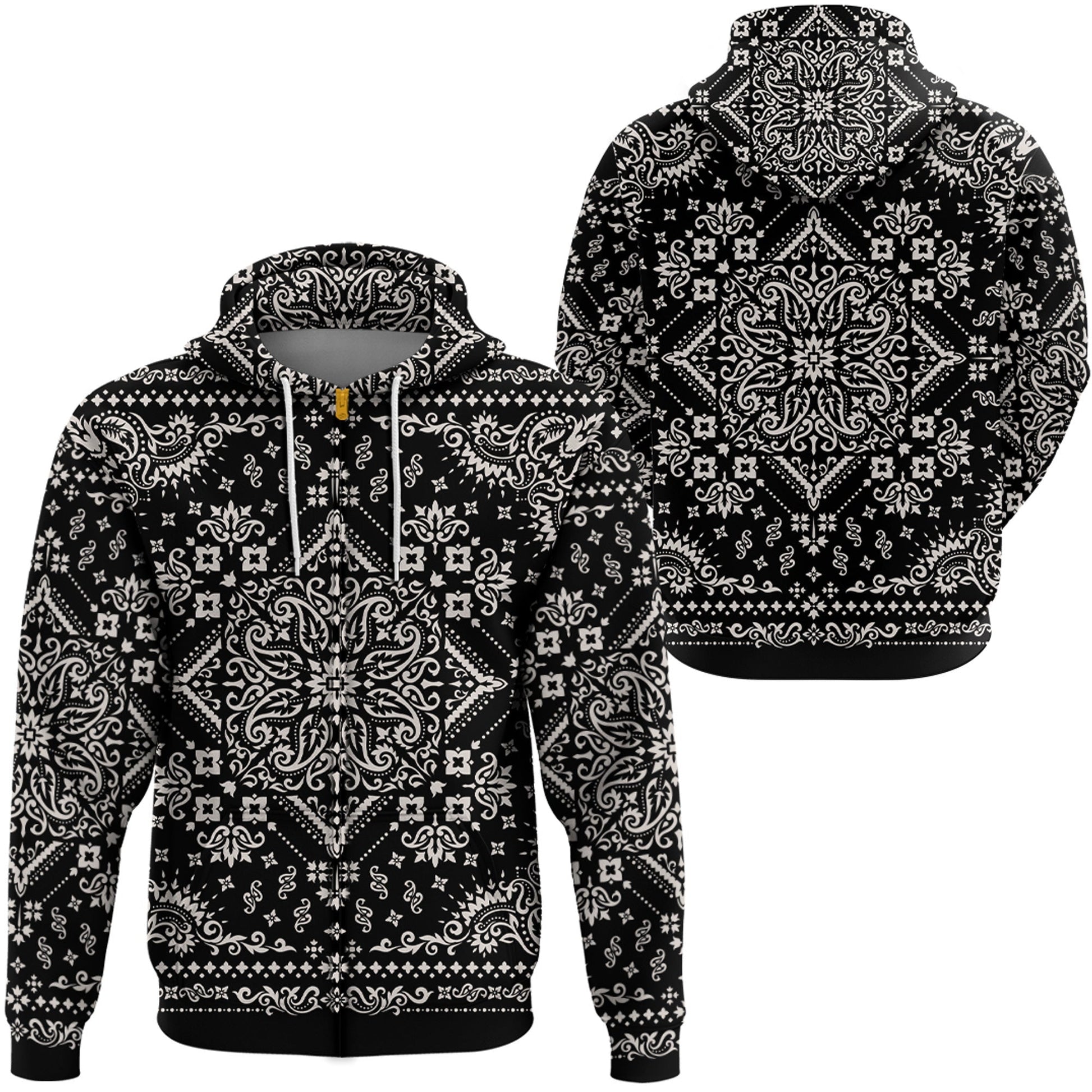 Paisley Bandana Hoodie Pattern Seamless Ver.41 RLT13