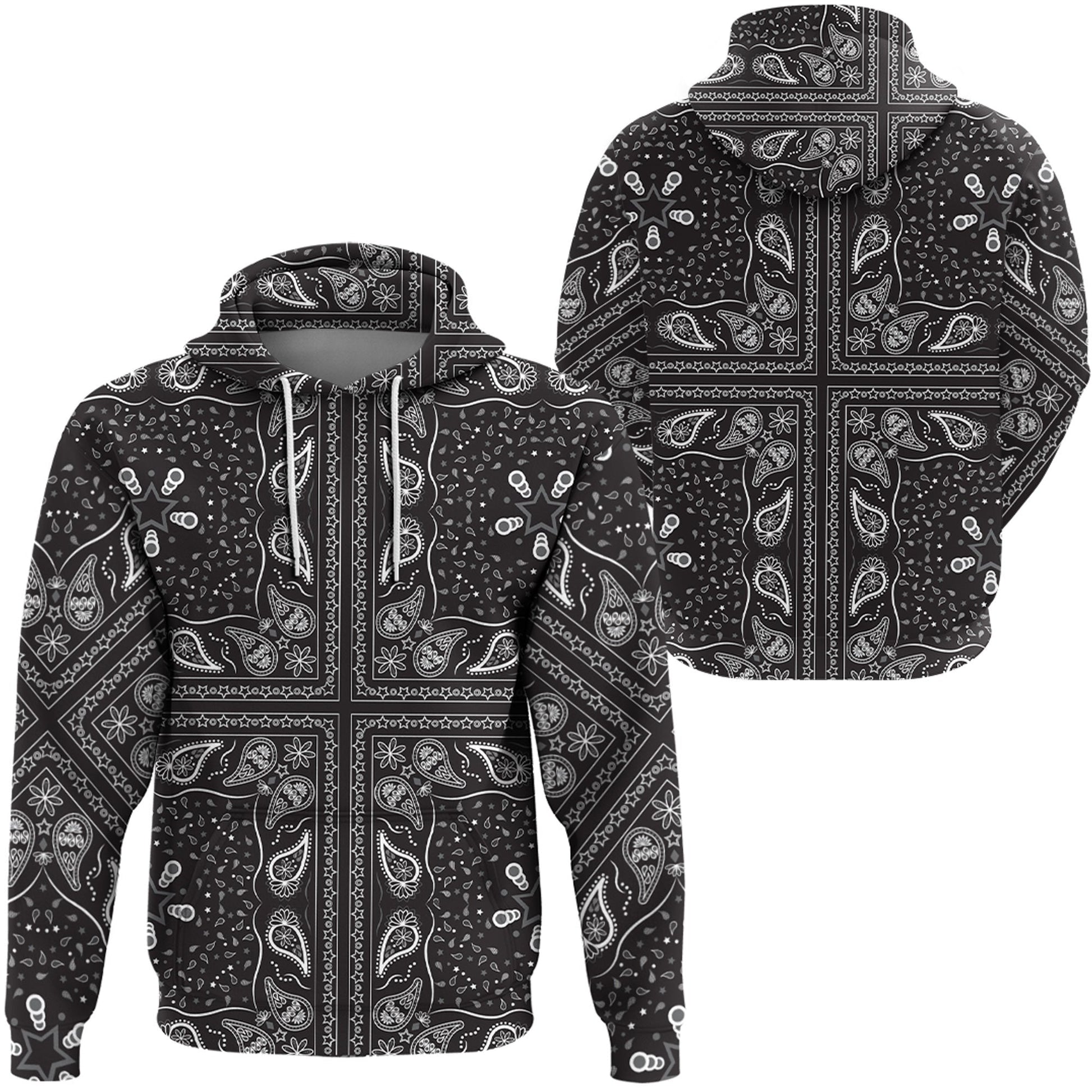 Paisley Bandana Hoodie Pattern Seamless Ver.07 RLT13