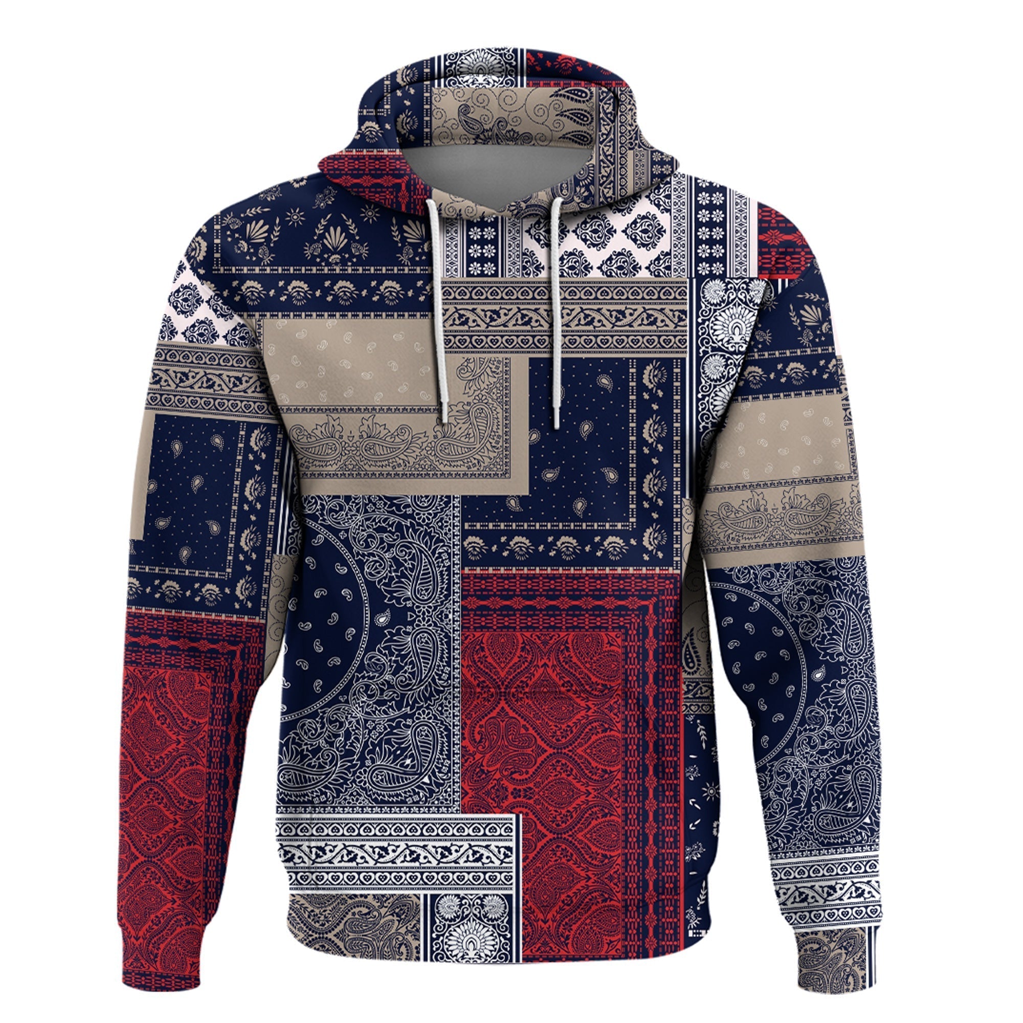 Paisley Bandana Hoodie Pattern Seamless Ver.05 RLT13