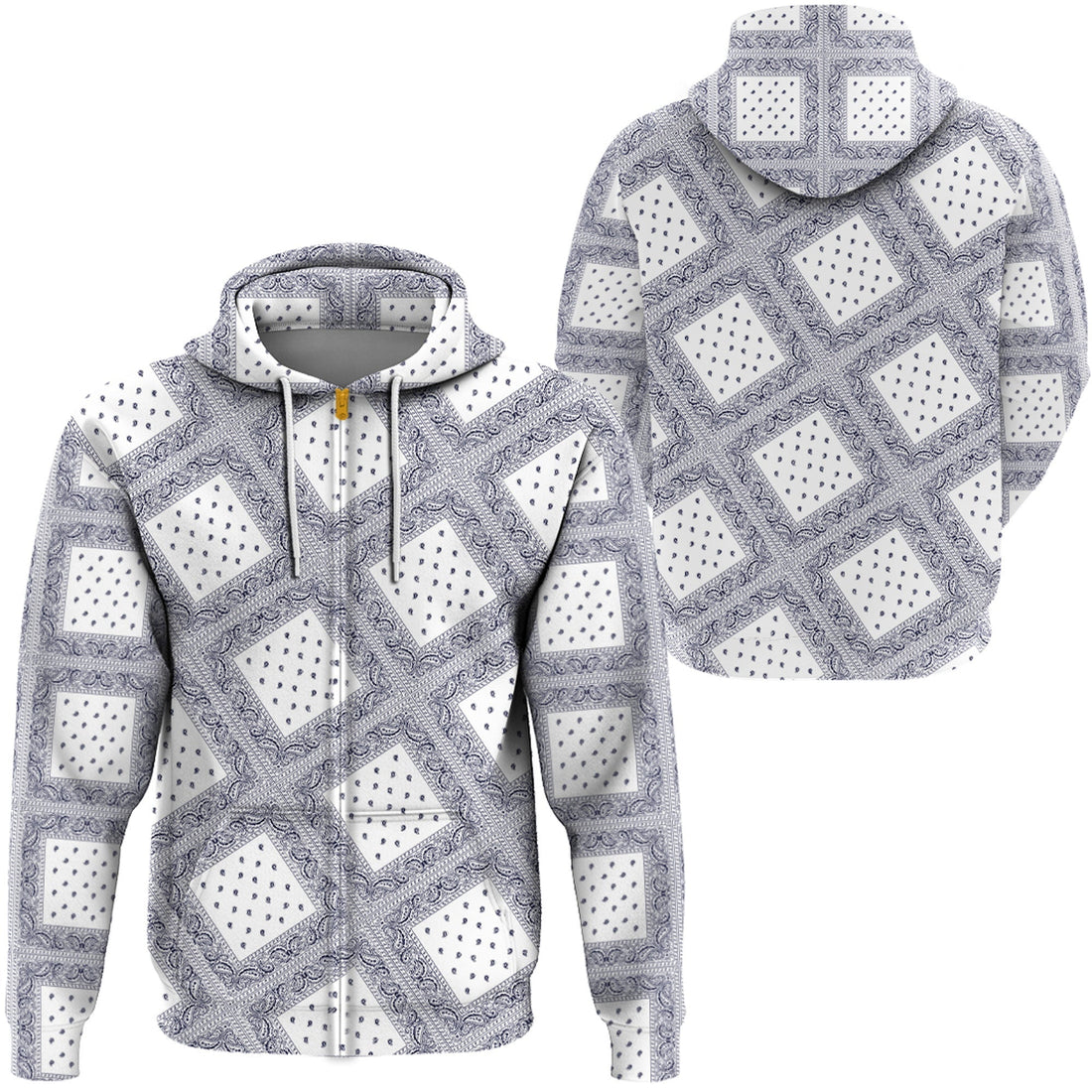 Paisley Bandana Hoodie Pattern Seamless Ver.15 RLT13