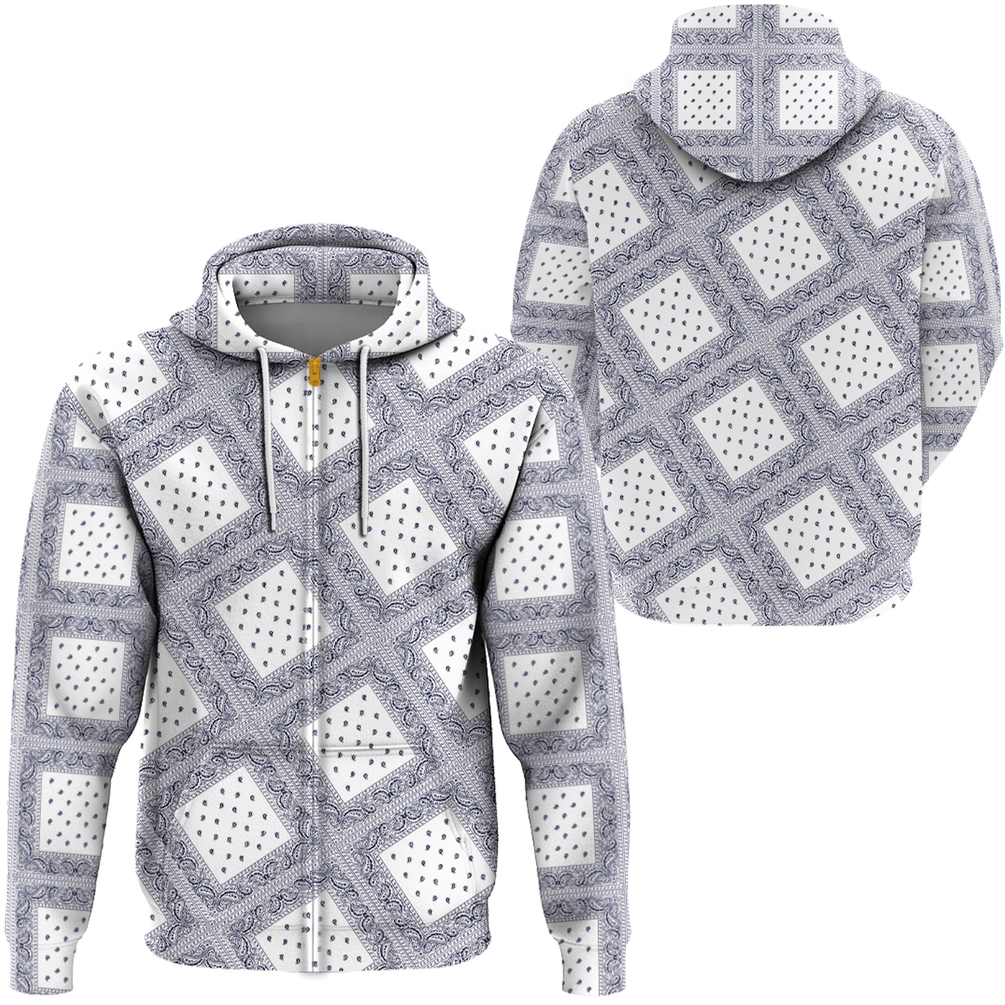 Paisley Bandana Hoodie Pattern Seamless Ver.15 RLT13