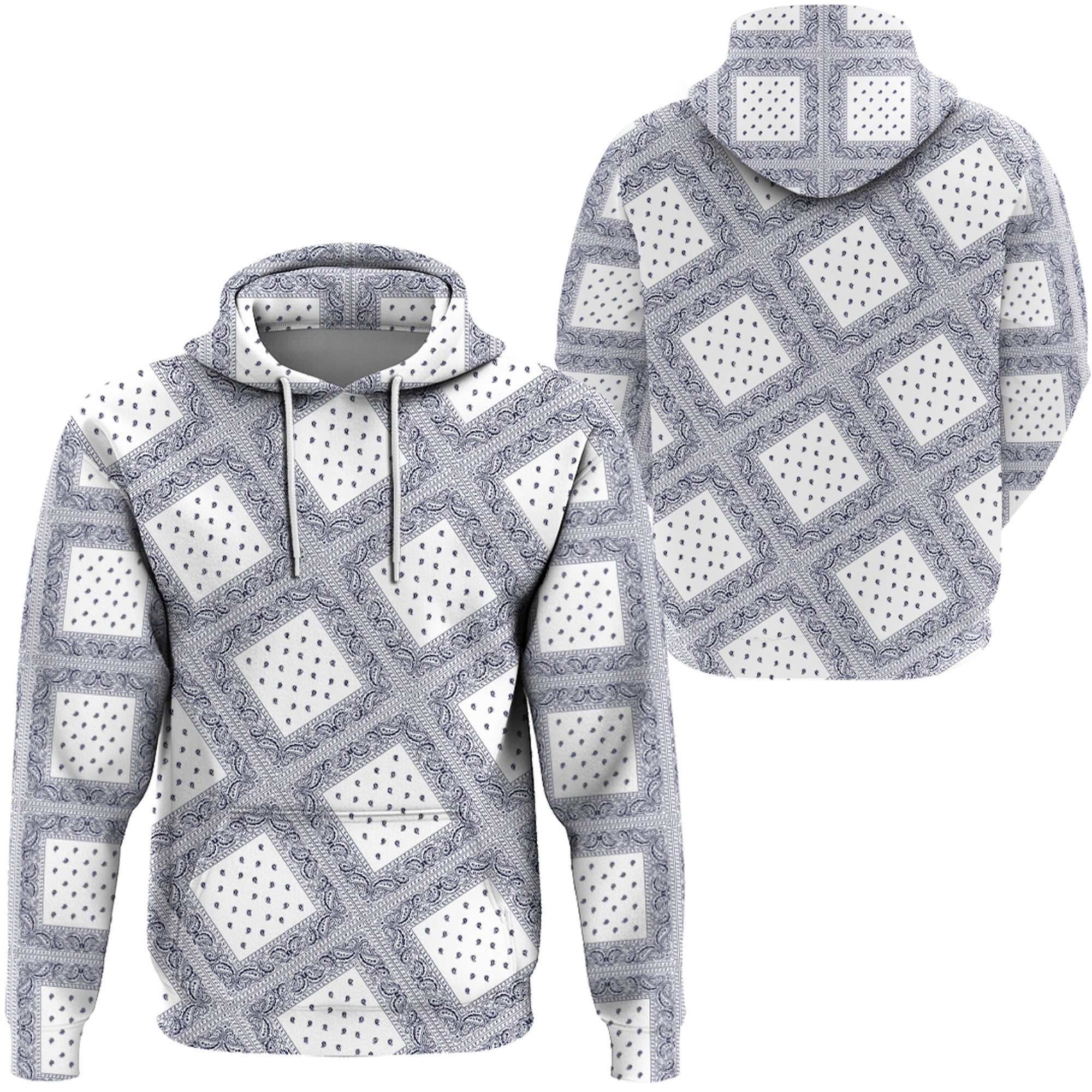 Paisley Bandana Hoodie Pattern Seamless Ver.15 RLT13