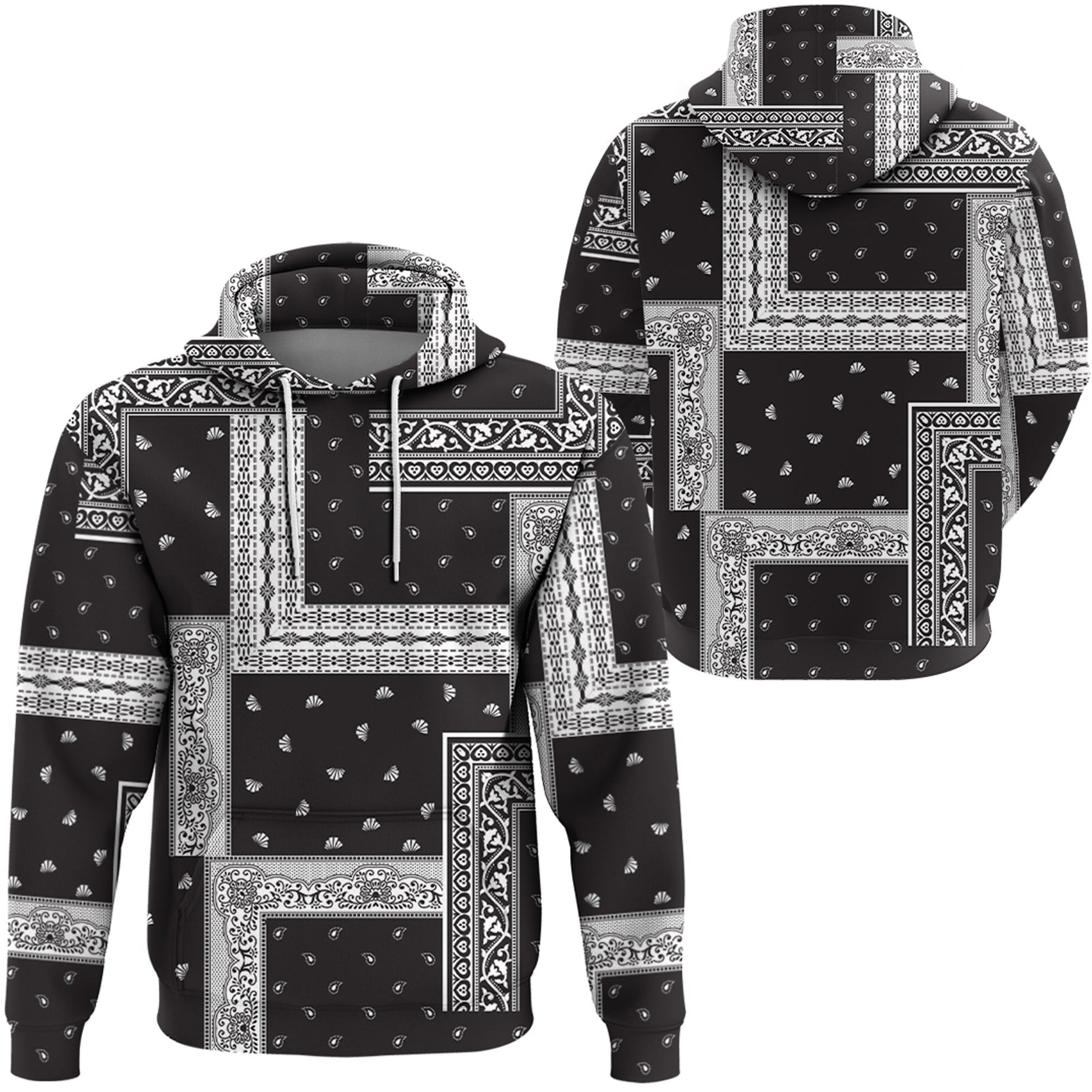 Paisley Bandana Hoodie Pattern Seamless Ver.02 RLT13