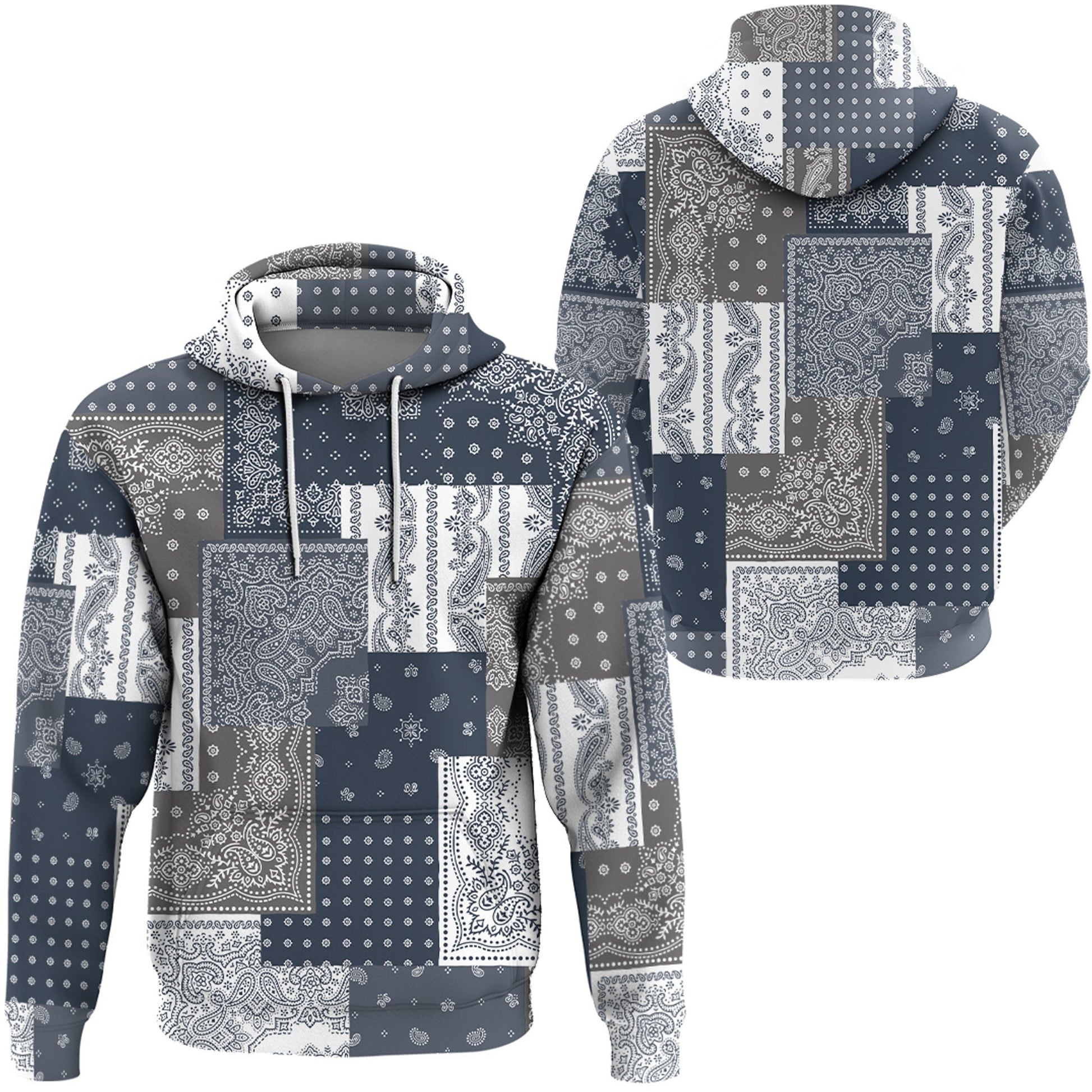 Paisley Bandana Hoodie Pattern Seamless Ver.17 RLT13