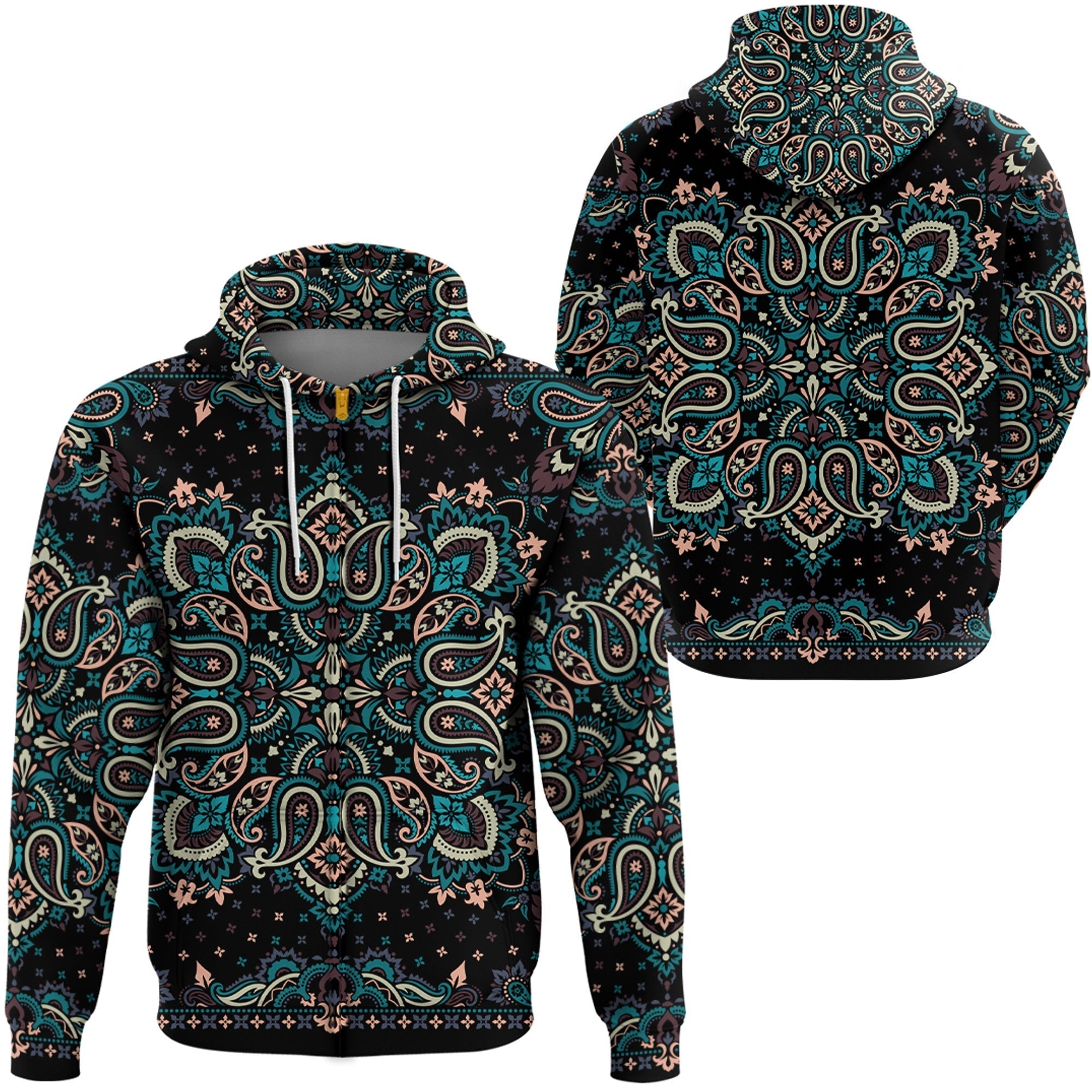 Paisley Bandana Hoodie Pattern Seamless Ver.32 RLT13