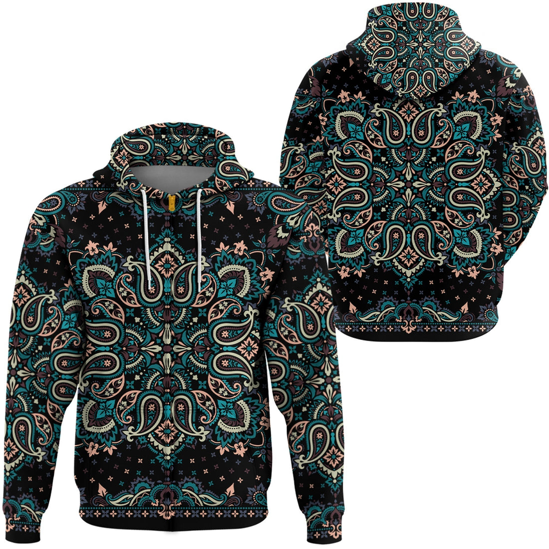 Paisley Bandana Hoodie Pattern Seamless Ver.32 RLT13
