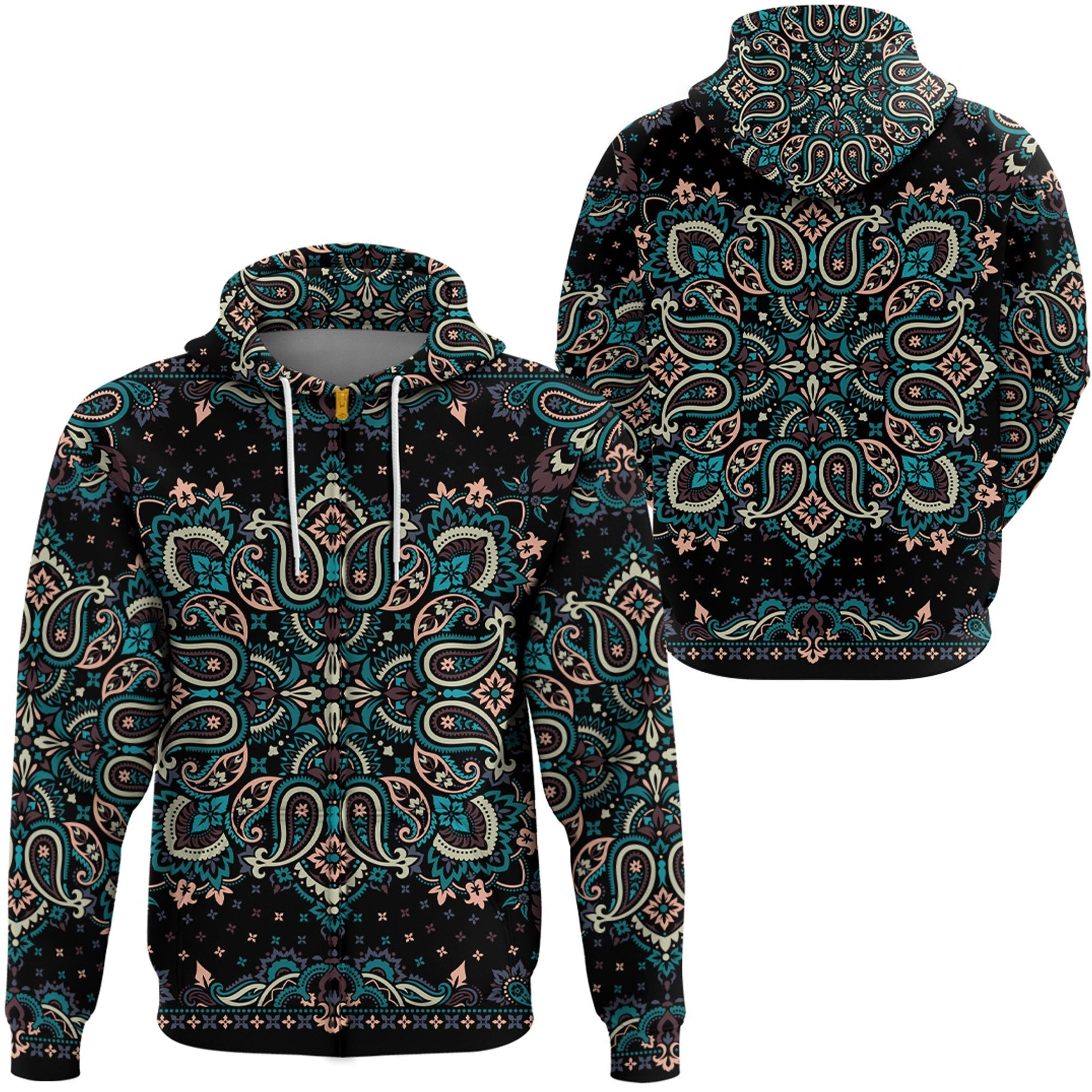 Paisley Bandana Hoodie Pattern Seamless Ver.32 RLT13