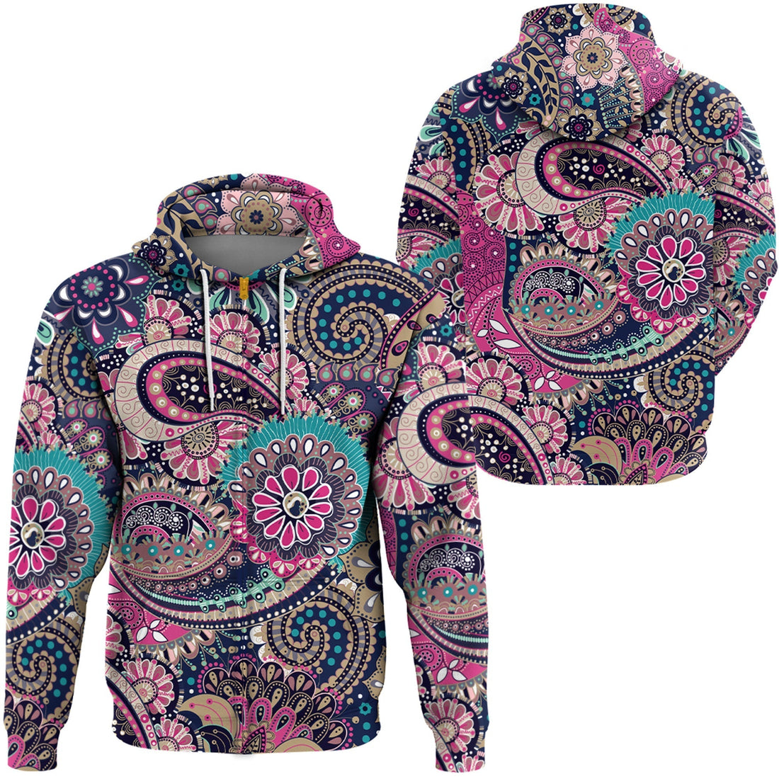 Paisley Bandana Hoodie Pattern Seamless Ver.09 RLT13