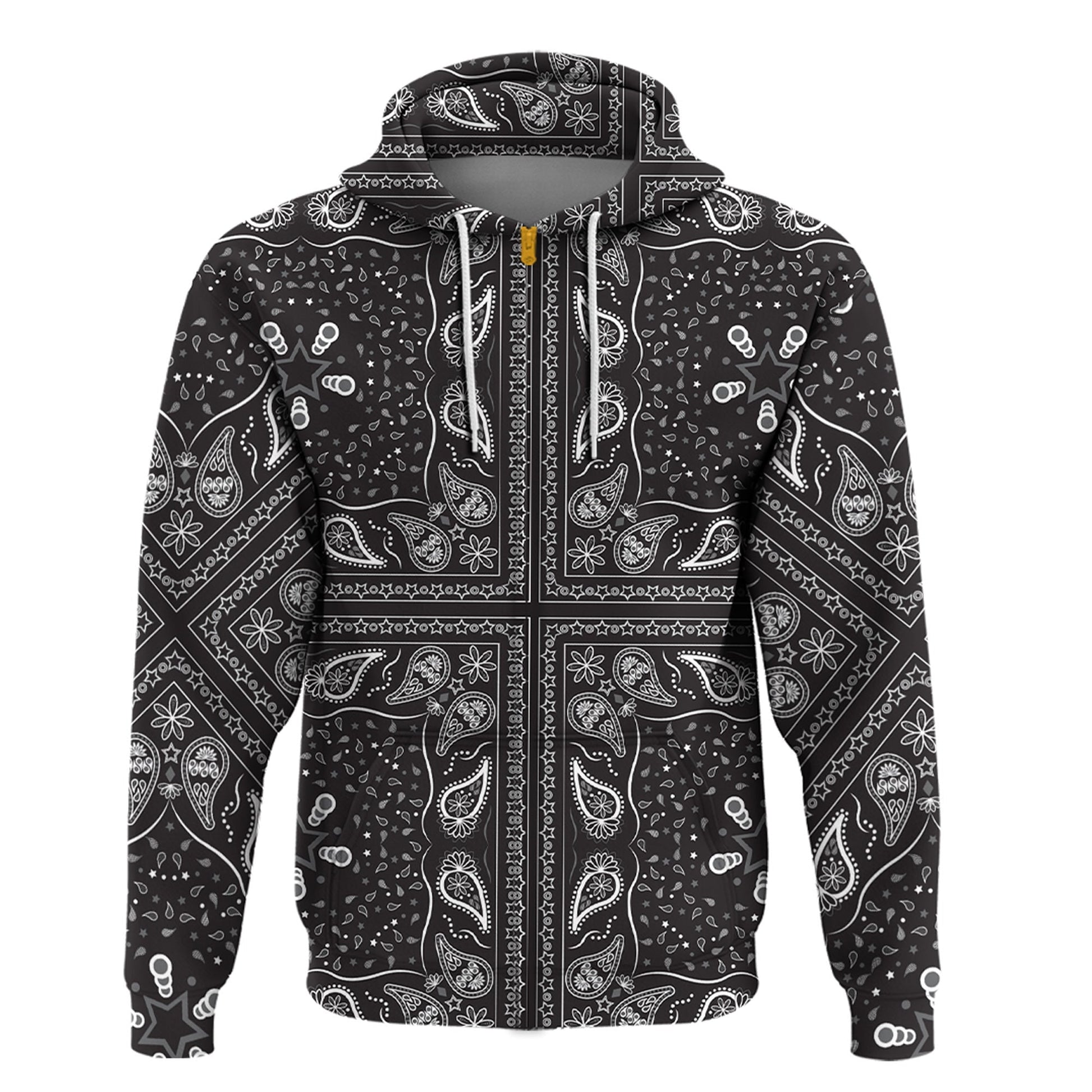 Paisley Bandana Hoodie Pattern Seamless Ver.07 RLT13