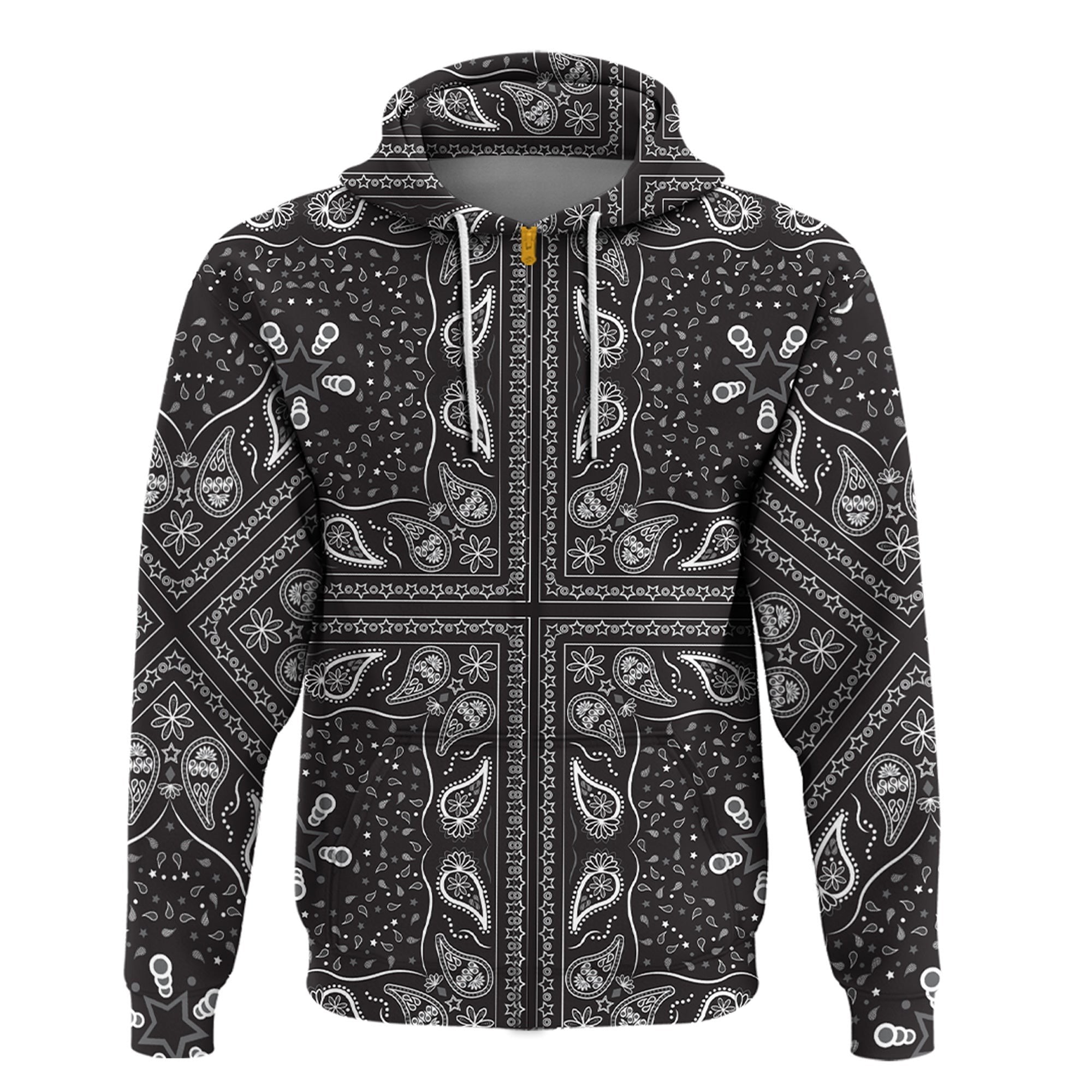 Paisley Bandana Hoodie Pattern Seamless Ver.07 RLT13