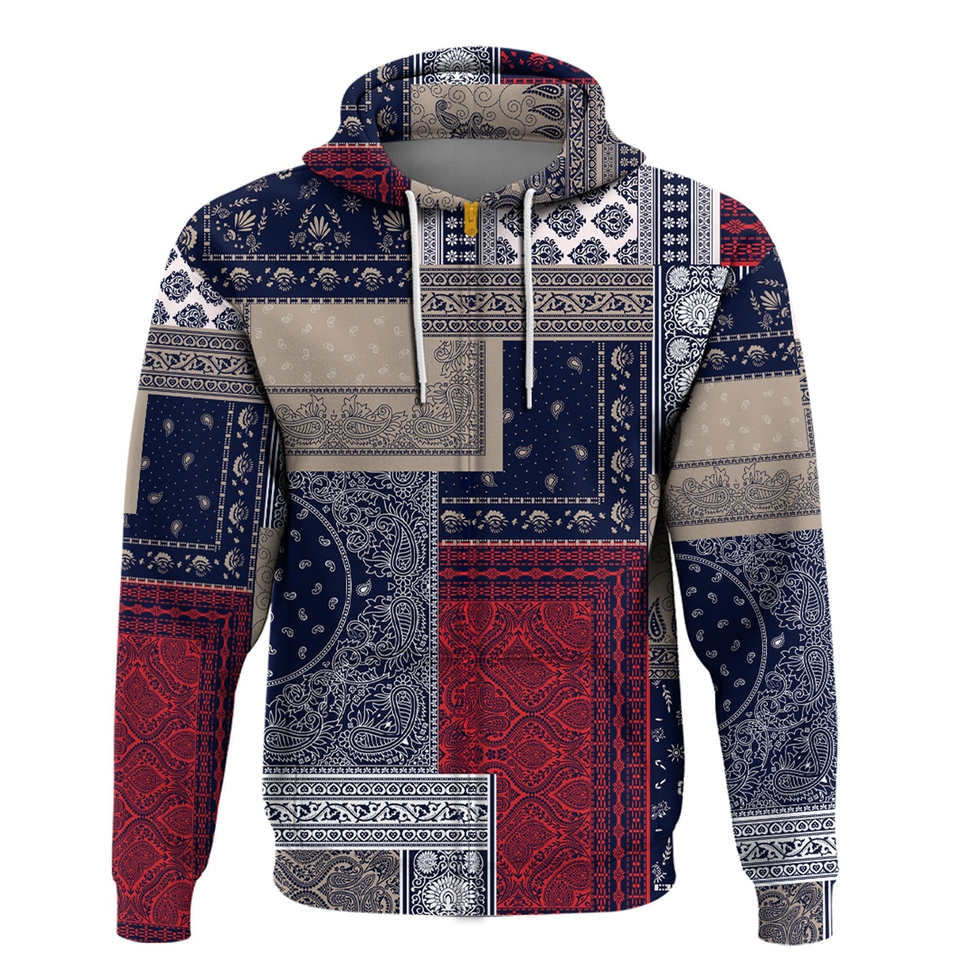 Paisley Bandana Hoodie Pattern Seamless Ver.05 RLT13