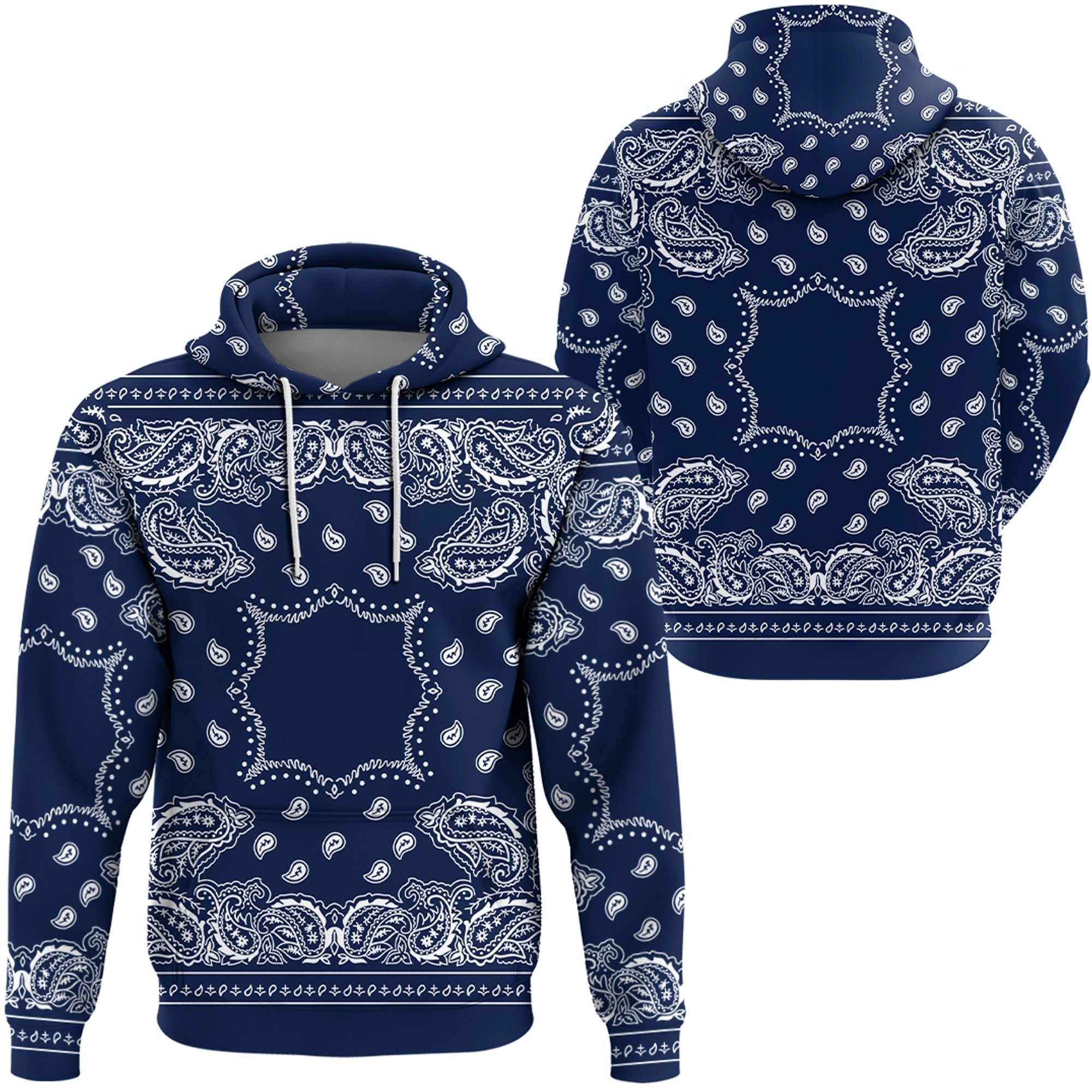 Paisley Bandana Hoodie Pattern Seamless Ver.20 RLT13